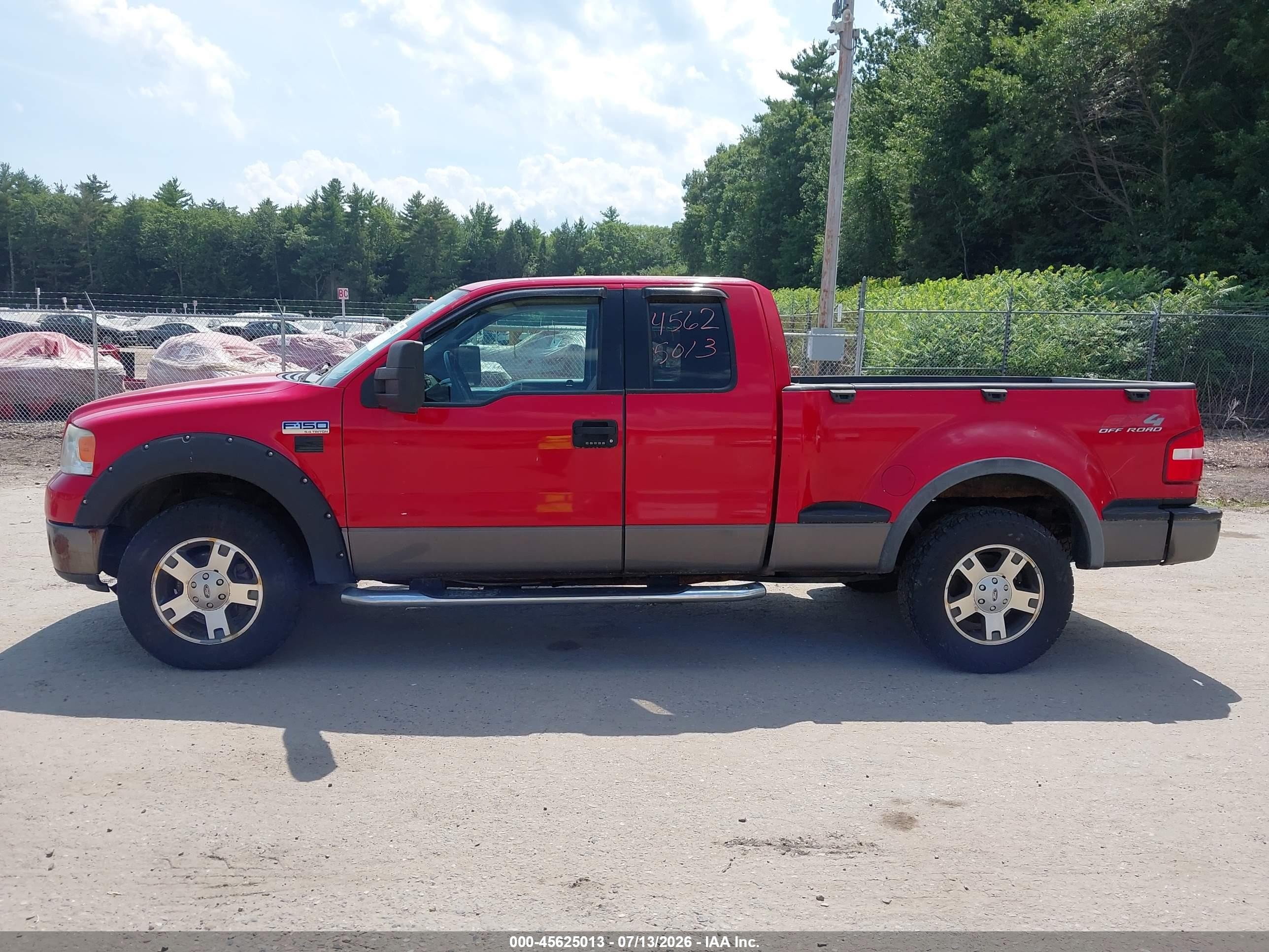 2006 Ford F-150 Fx4/xlt Красный vin: 1FTPX04586KB93544