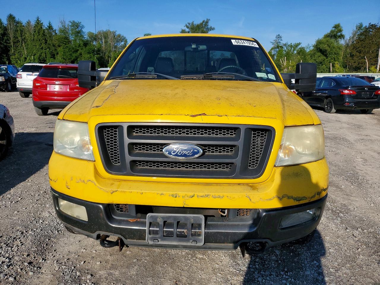2004 Ford F150 Yellow vin: 1FTPX04594KC14723