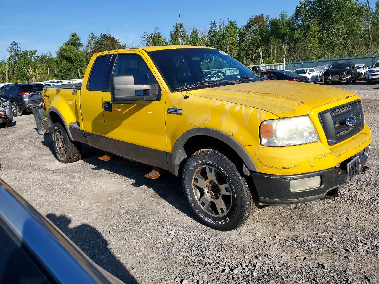 2004 Ford F150 Yellow vin: 1FTPX04594KC14723