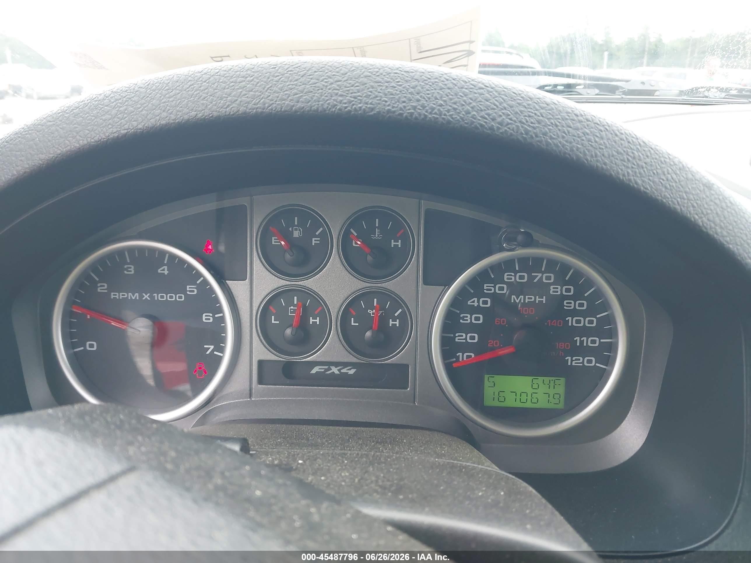 2004 Ford F-150 Fx4/xlt Red vin: 1FTPX045X4KD23577