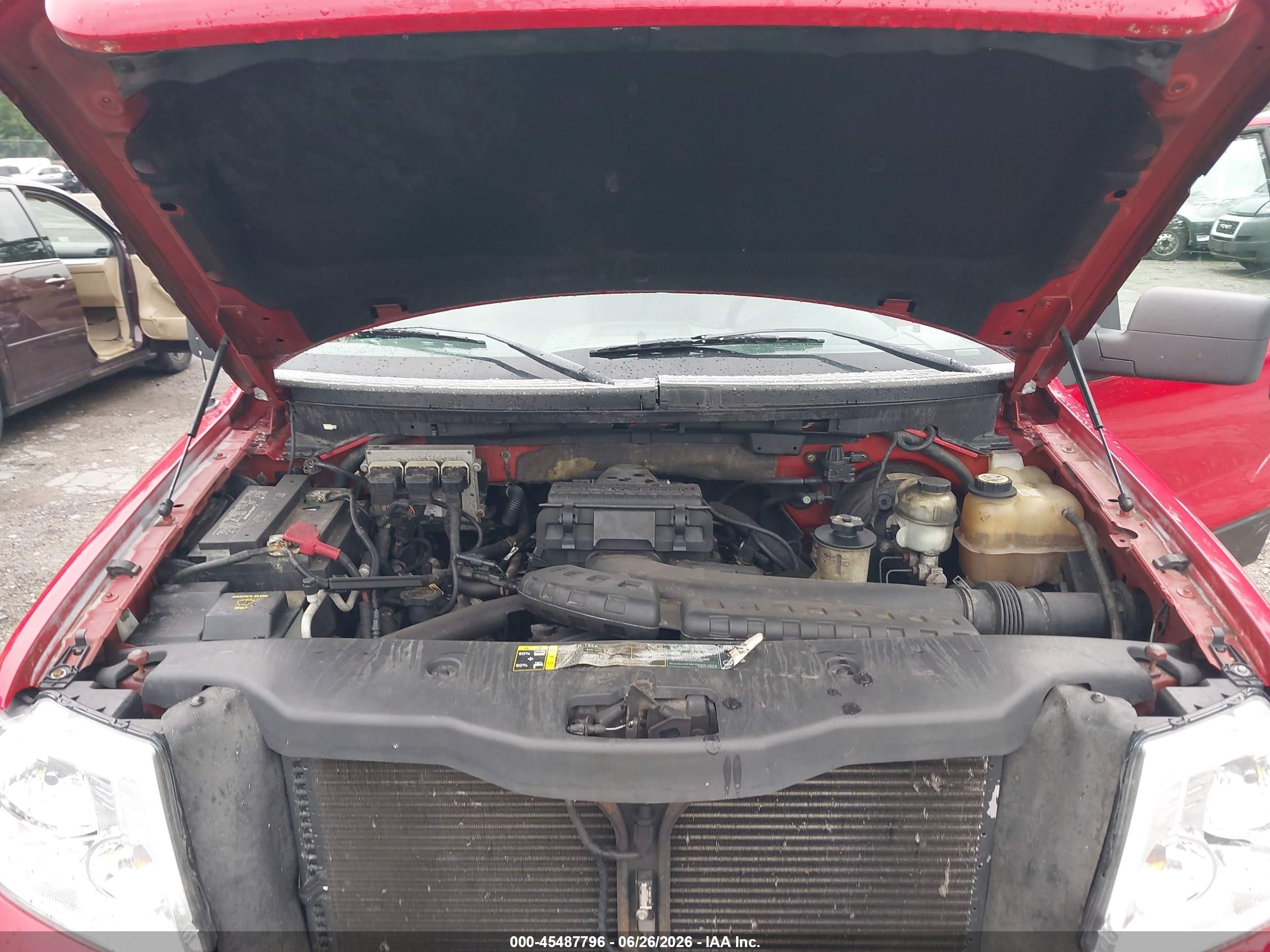 2004 Ford F-150 Fx4/xlt Red vin: 1FTPX045X4KD23577