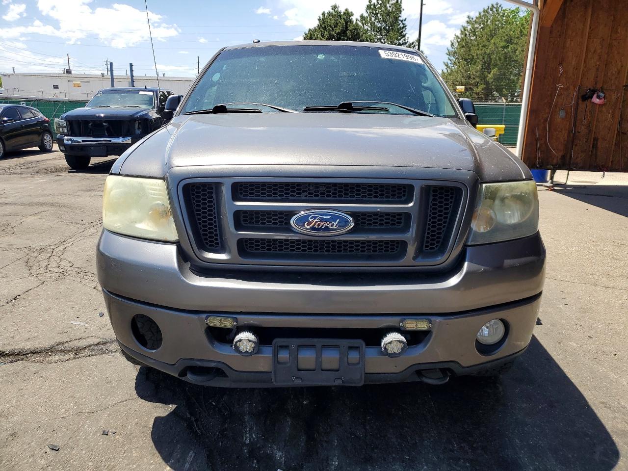 2007 Ford F150 Gray vin: 1FTPX045X7KC64602