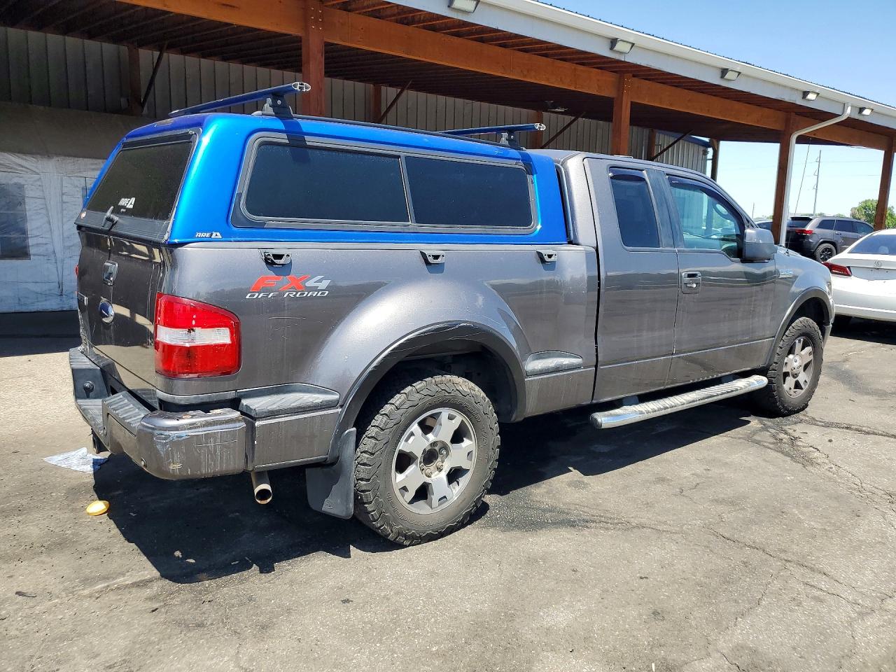 2007 Ford F150 Gray vin: 1FTPX045X7KC64602