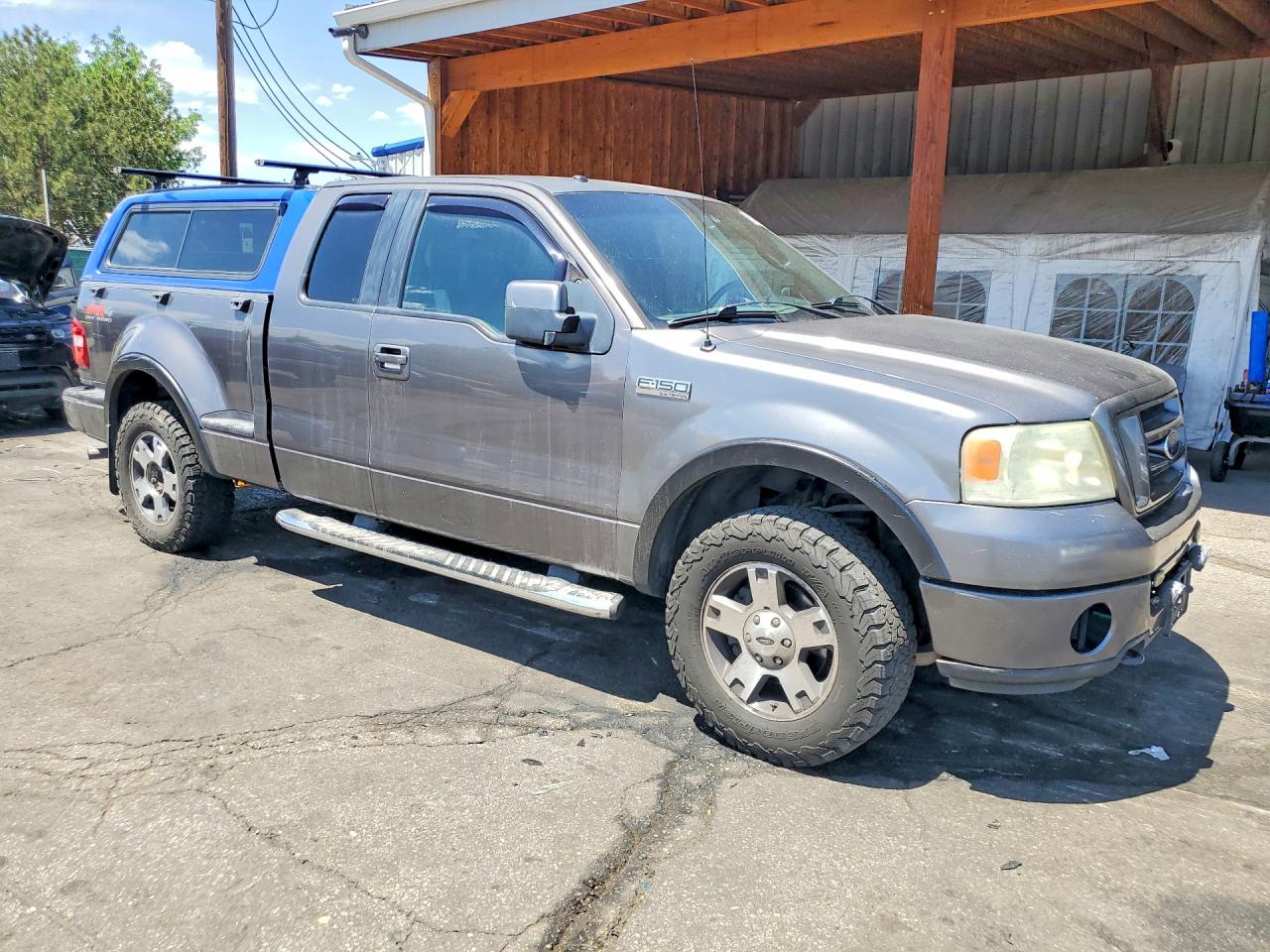 2007 Ford F150 Gray vin: 1FTPX045X7KC64602