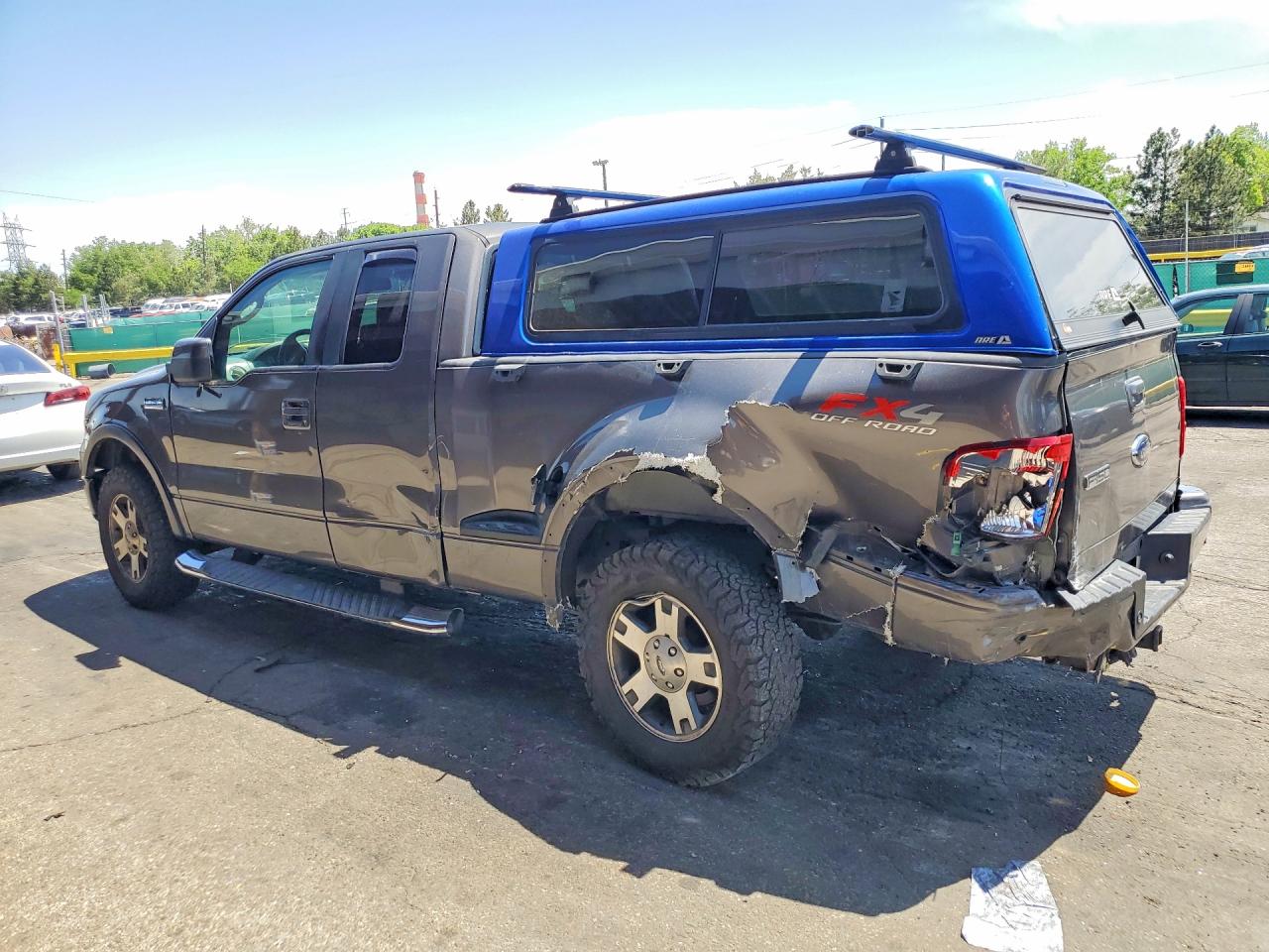 2007 Ford F150 Gray vin: 1FTPX045X7KC64602