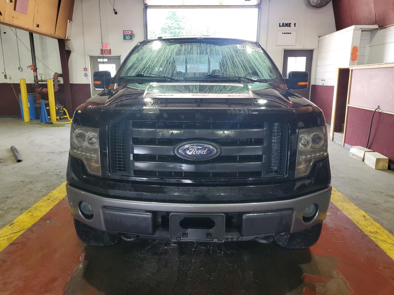 2009 Ford F150 Super Cab Black vin: 1FTPX04VX9KC43669 Damage: Left Head Lamp, Faded, Repair Required