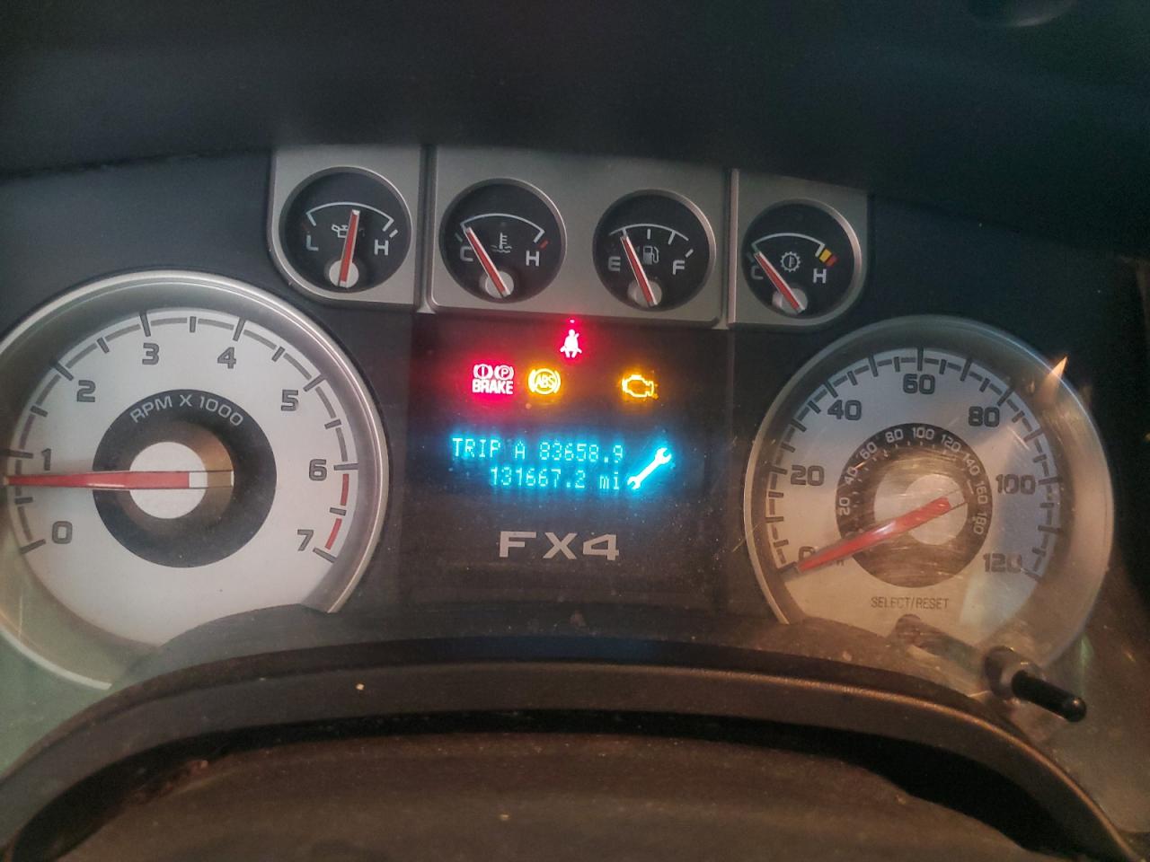 2009 Ford F150 Super Cab Black vin: 1FTPX04VX9KC43669 Damage: Warning Light - Engine, On, Unacceptable