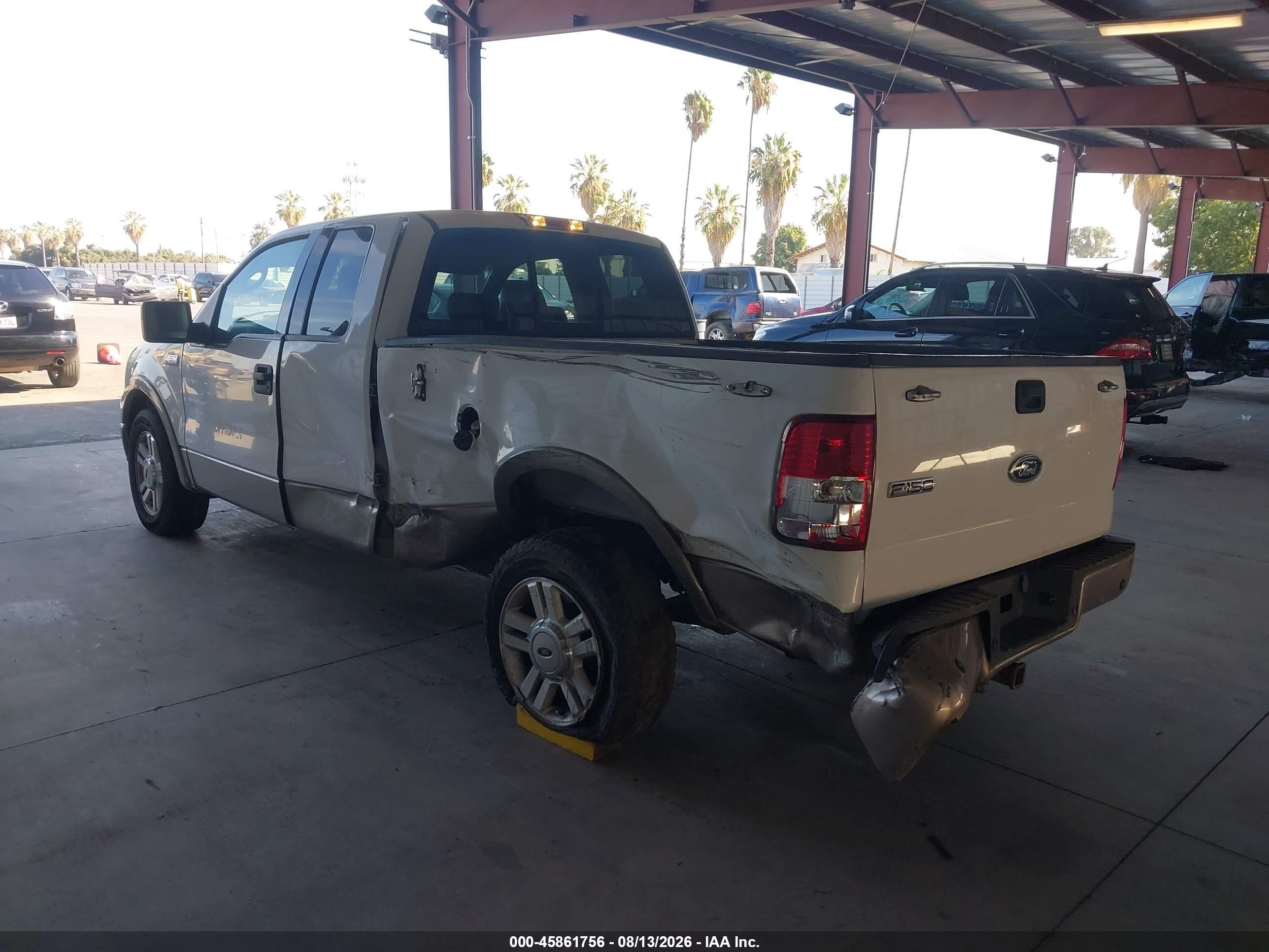 2004 Ford F-150 Lariat/xl/xlt White vin: 1FTPX12504NA44890