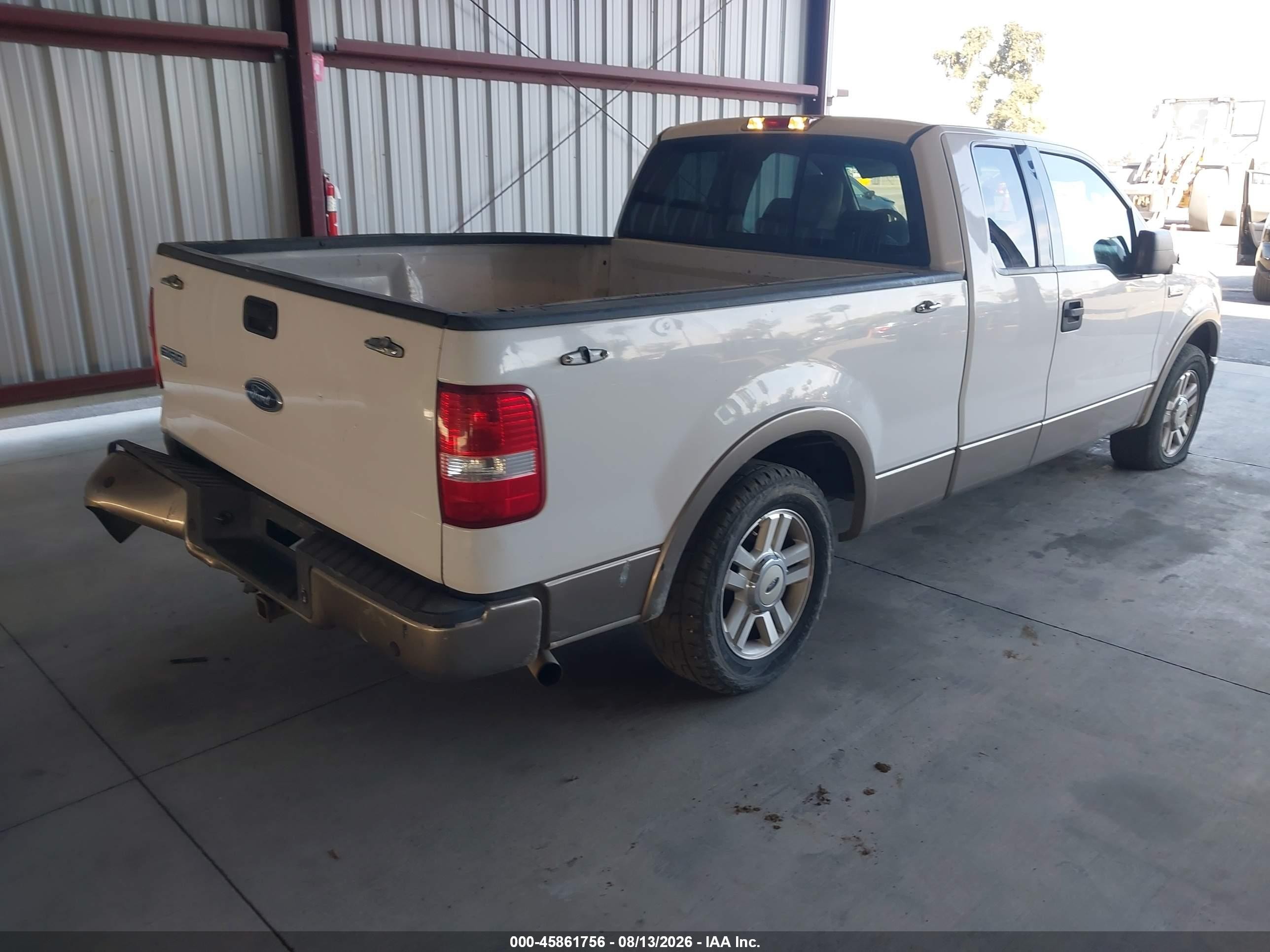 2004 Ford F-150 Lariat/xl/xlt White vin: 1FTPX12504NA44890