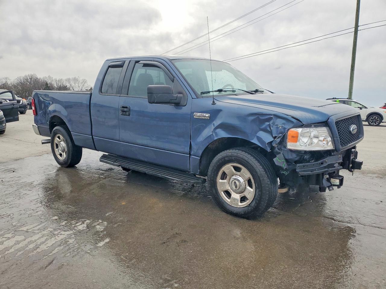 2004 Ford F150 Blue vin: 1FTPX12504NA51385