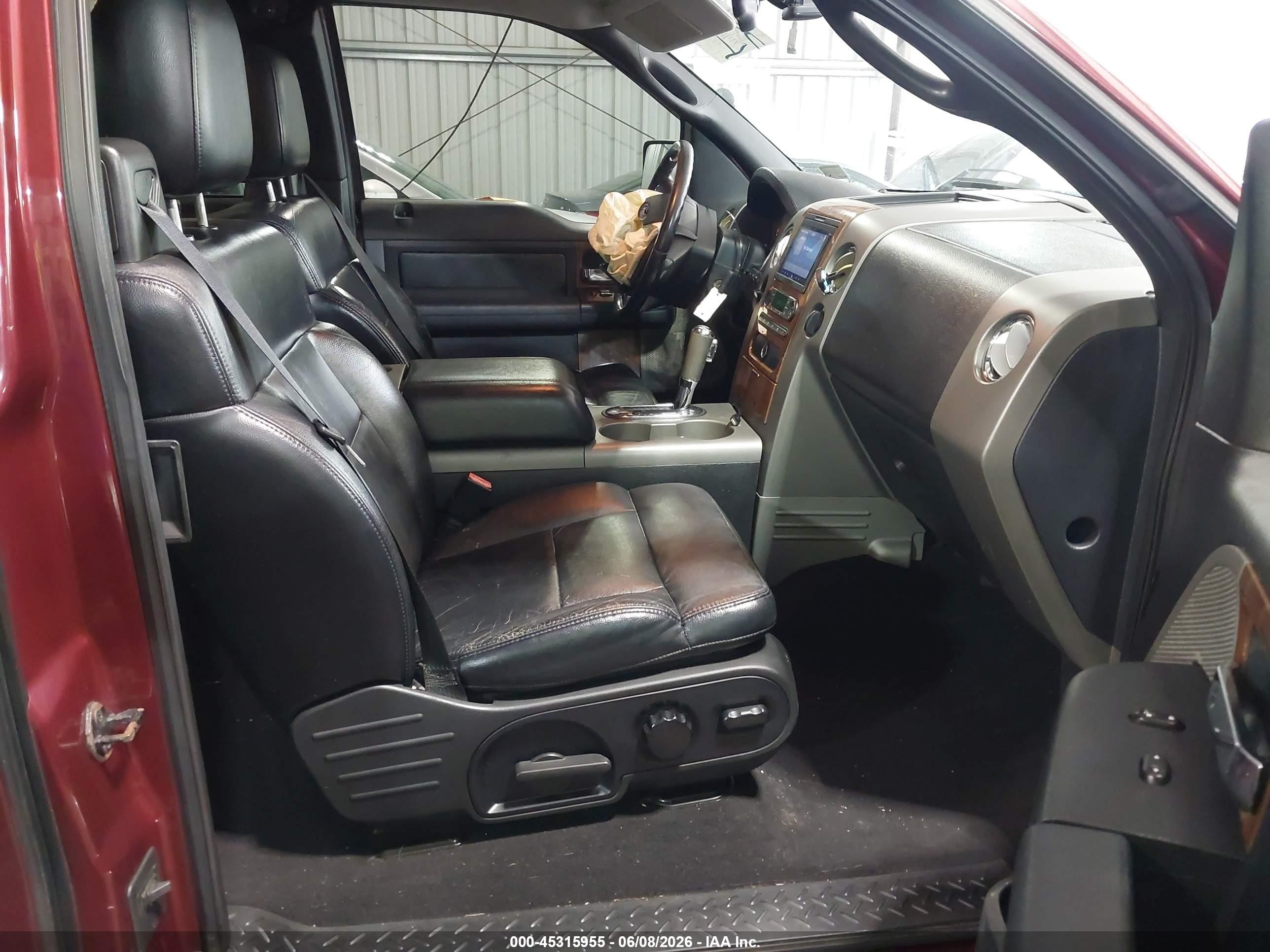 2004 Ford F-150 Lariat/xl/xlt Burgundy vin: 1FTPX12504NB42396