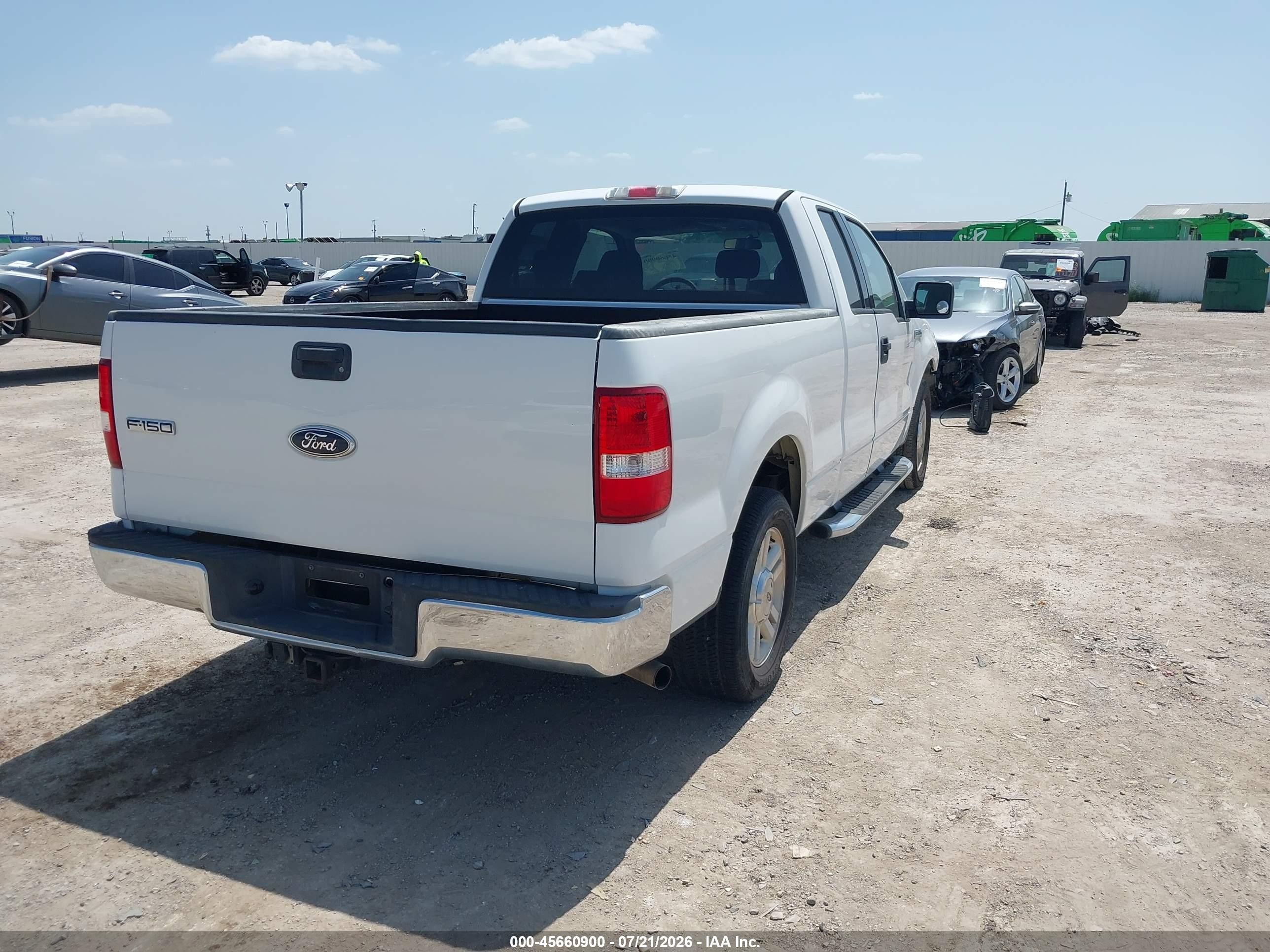 2004 Ford F-150 Lariat/xl/xlt White vin: 1FTPX12504NC61940