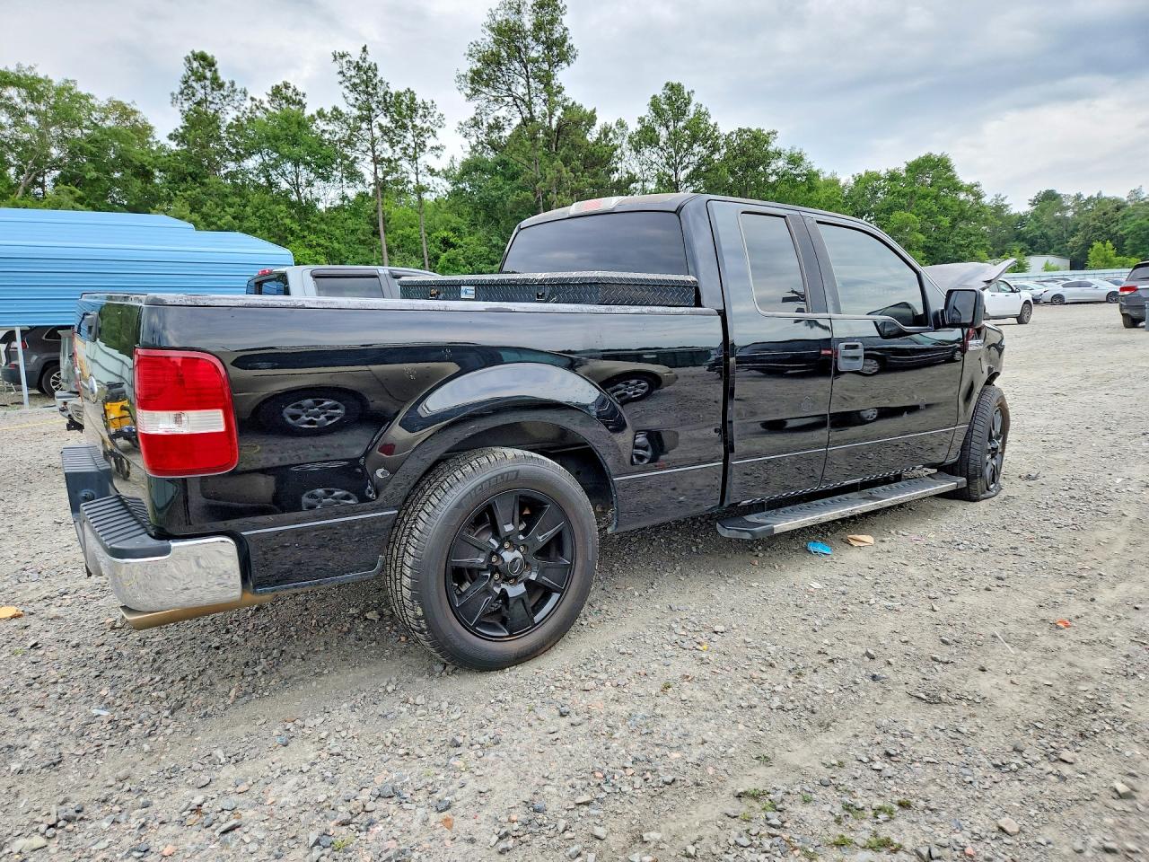 2005 Ford F150 Black vin: 1FTPX12505NA98210