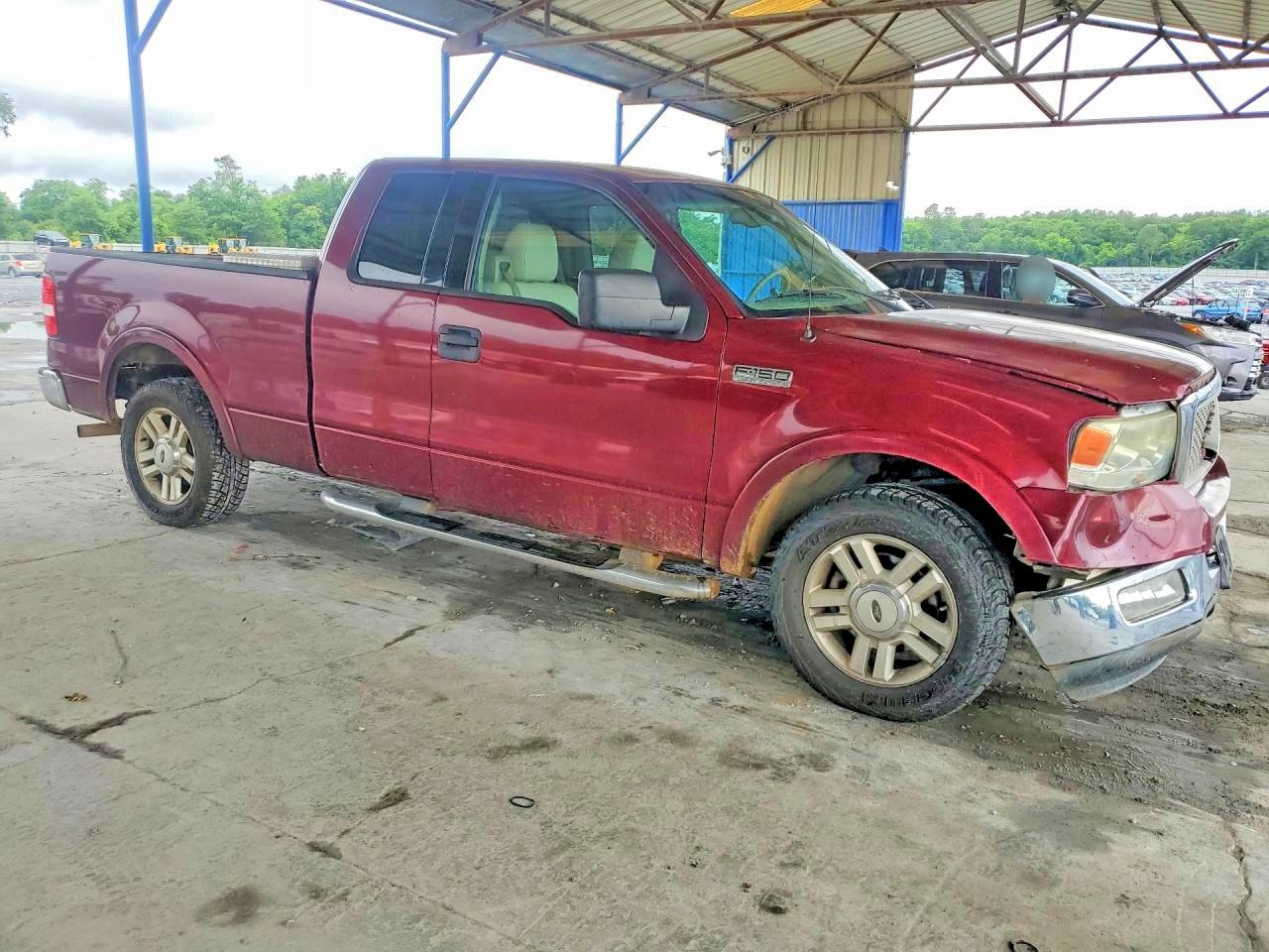 2004 Ford F150 Burgundy vin: 1FTPX12514NA41299