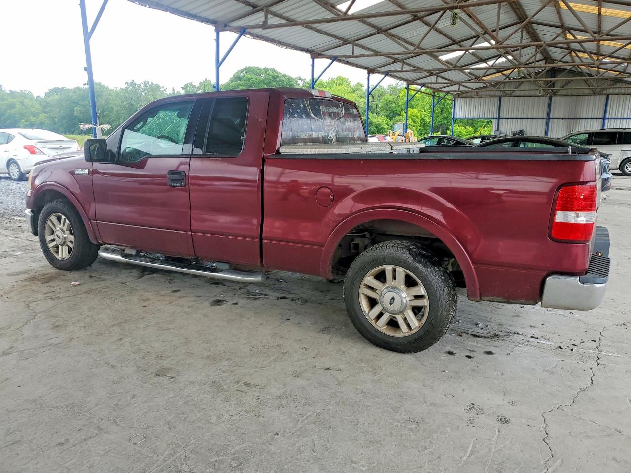 2004 Ford F150 Burgundy vin: 1FTPX12514NA41299