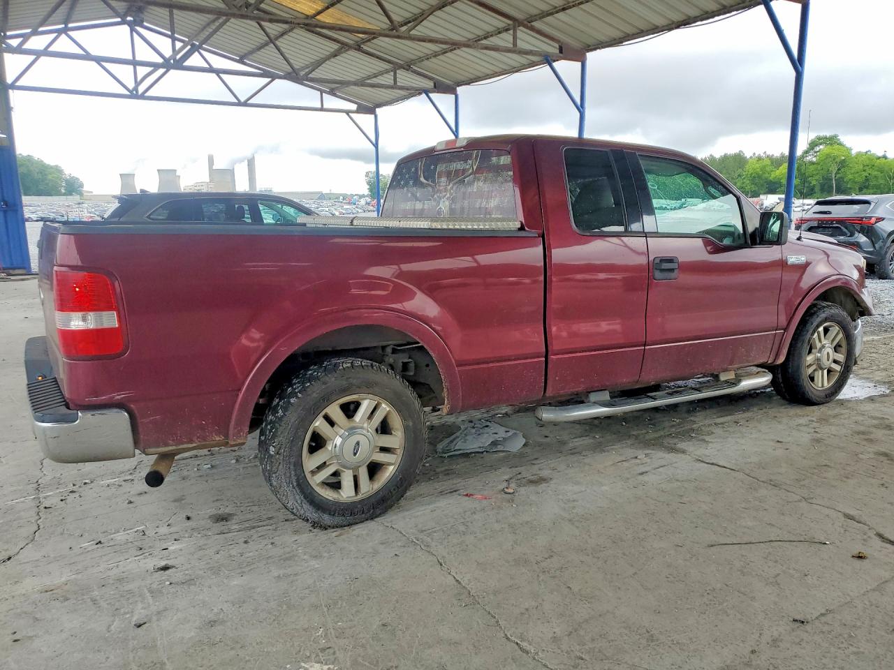 2004 Ford F150 Burgundy vin: 1FTPX12514NA41299
