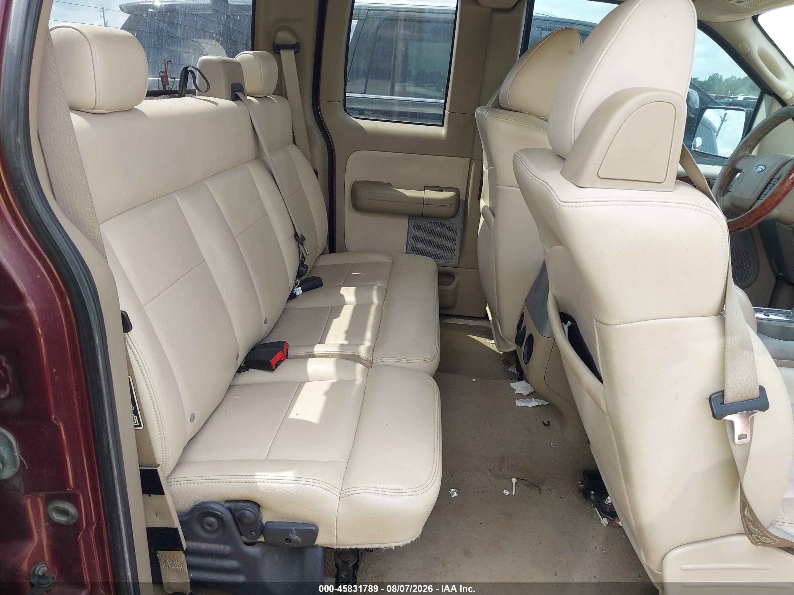 2004 Ford F-150 Lariat/xl/xlt Burgundy vin: 1FTPX12514NA67207
