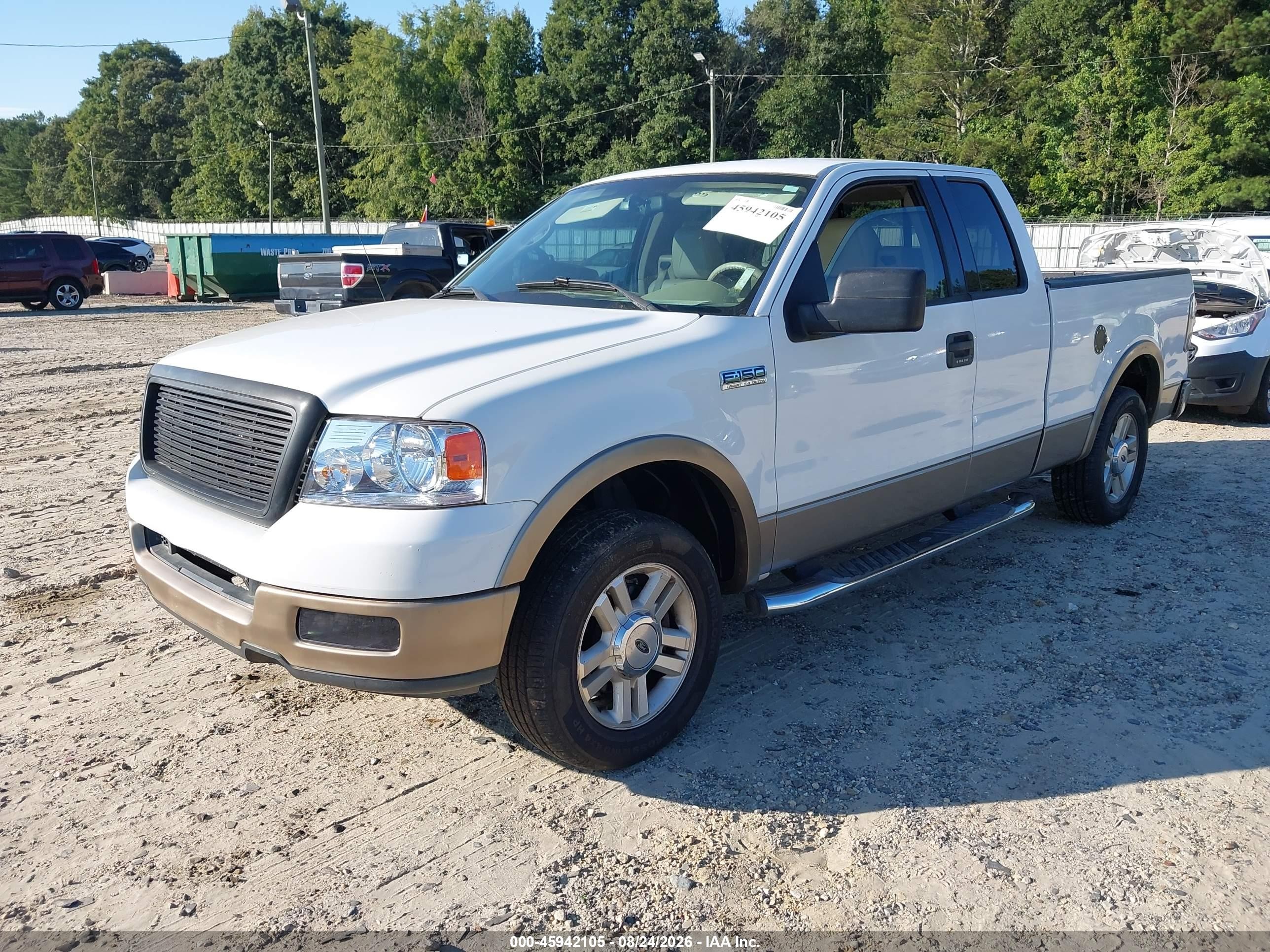 2004 Ford F-150 Lariat/xl/xlt Белый vin: 1FTPX12514NC72350