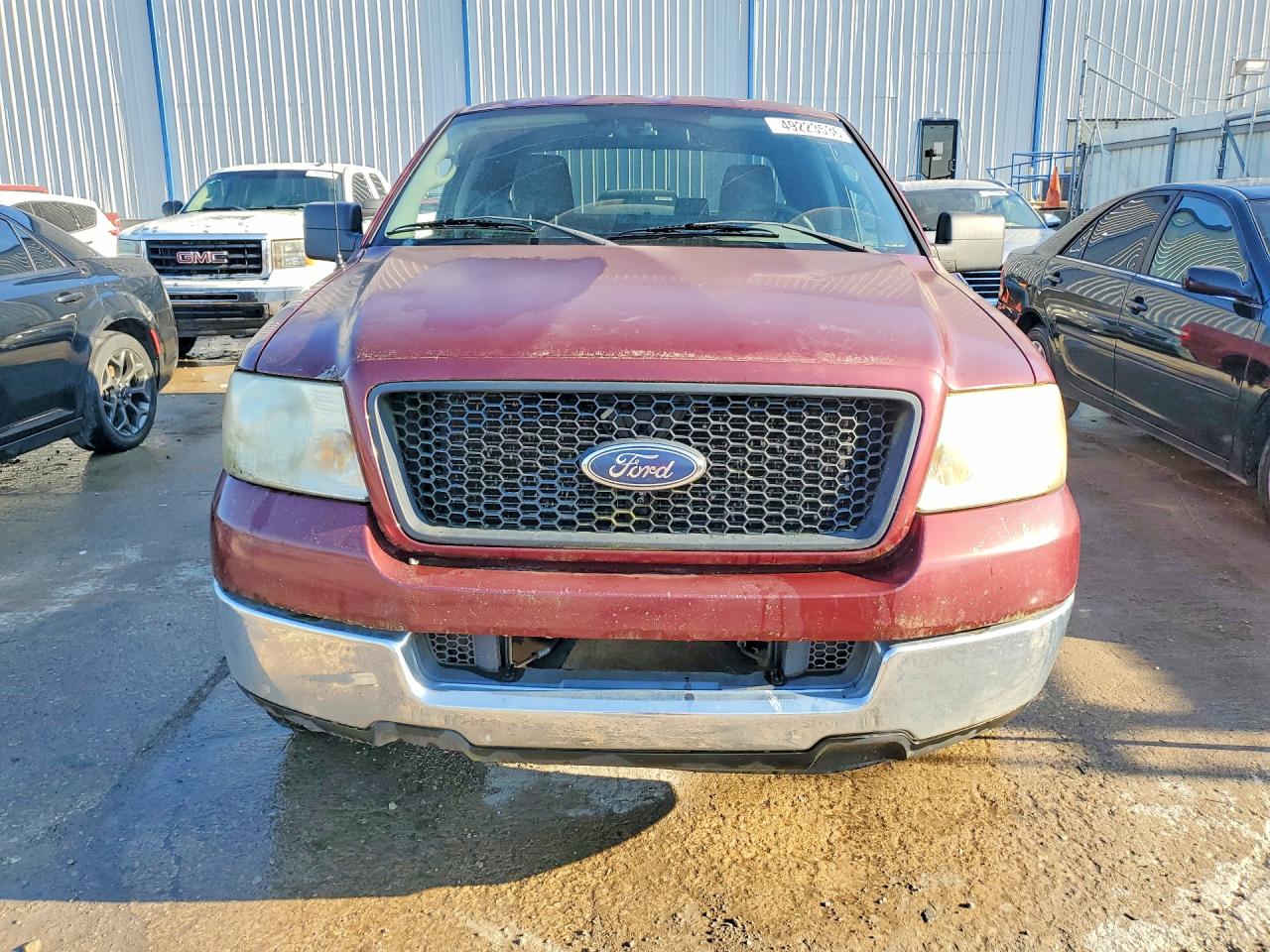 2005 Ford F150 Burgundy vin: 1FTPX12515NB92578