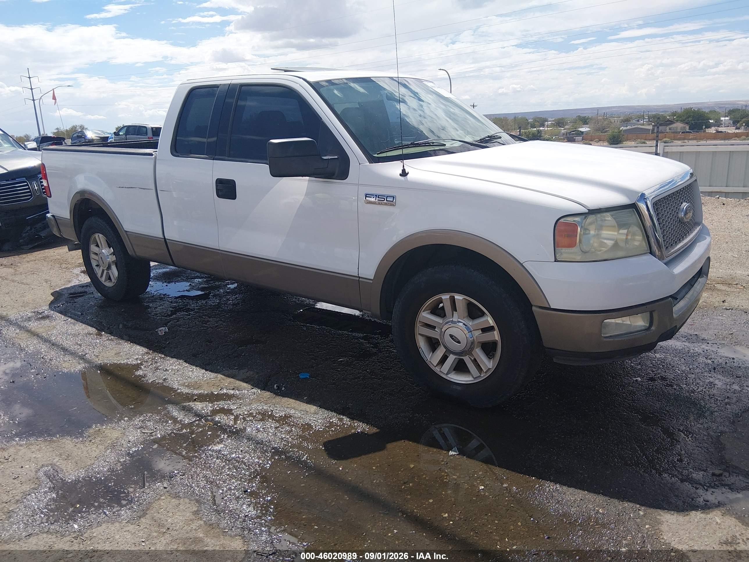 2004 Ford F-150 Lariat/xl/xlt Белый vin: 1FTPX12524NA42350