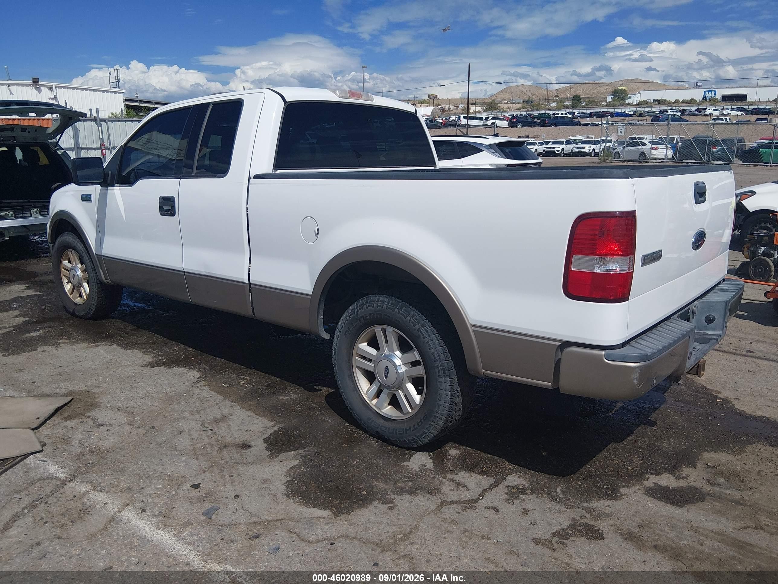 2004 Ford F-150 Lariat/xl/xlt Белый vin: 1FTPX12524NA42350
