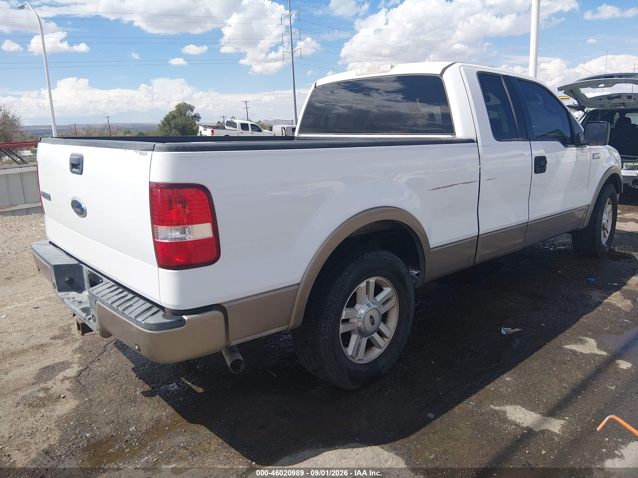 2004 Ford F-150 Lariat/xl/xlt Белый vin: 1FTPX12524NA42350