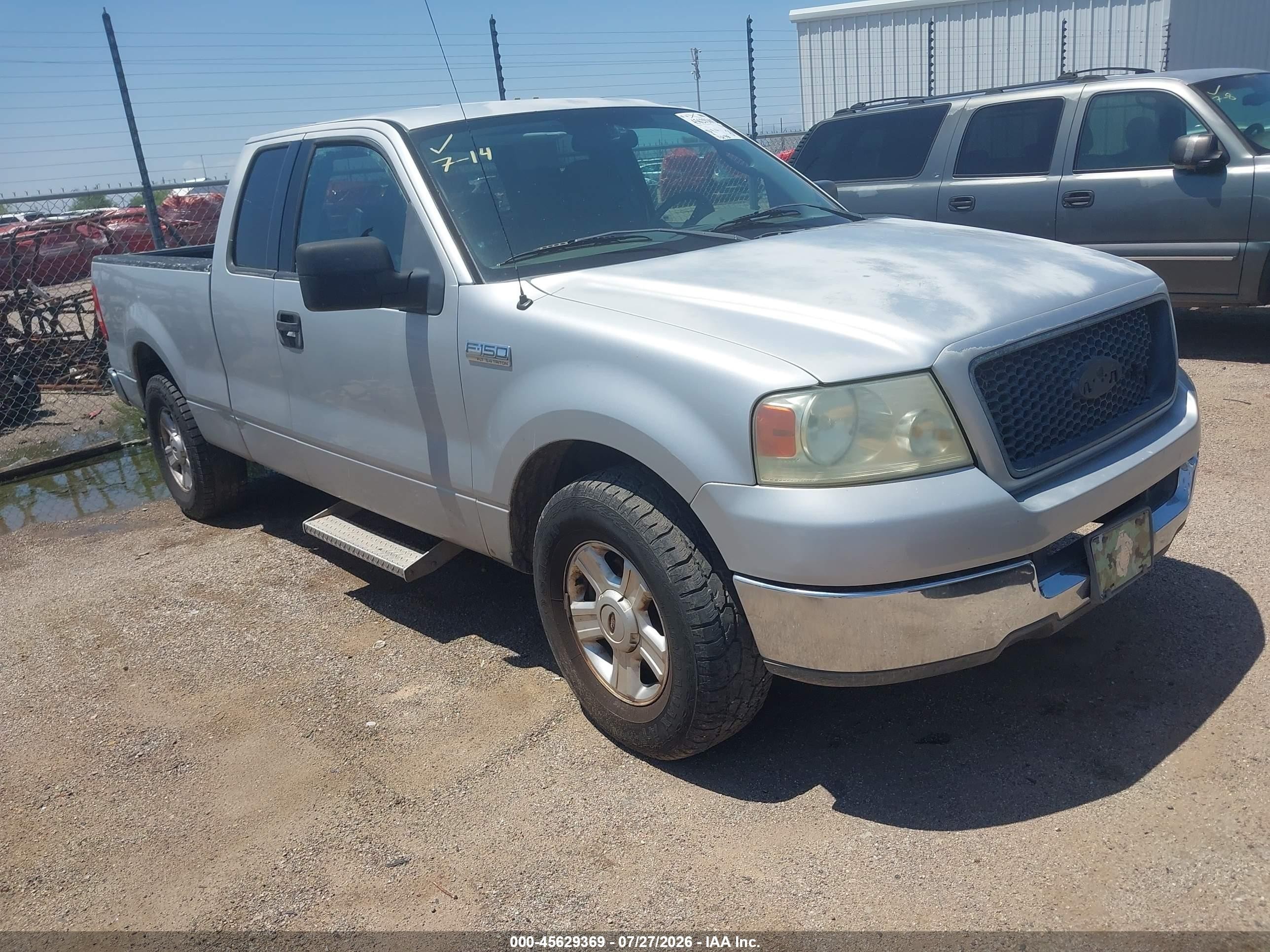 2004 Ford F-150 Lariat/xl/xlt Silver vin: 1FTPX12524NB66506