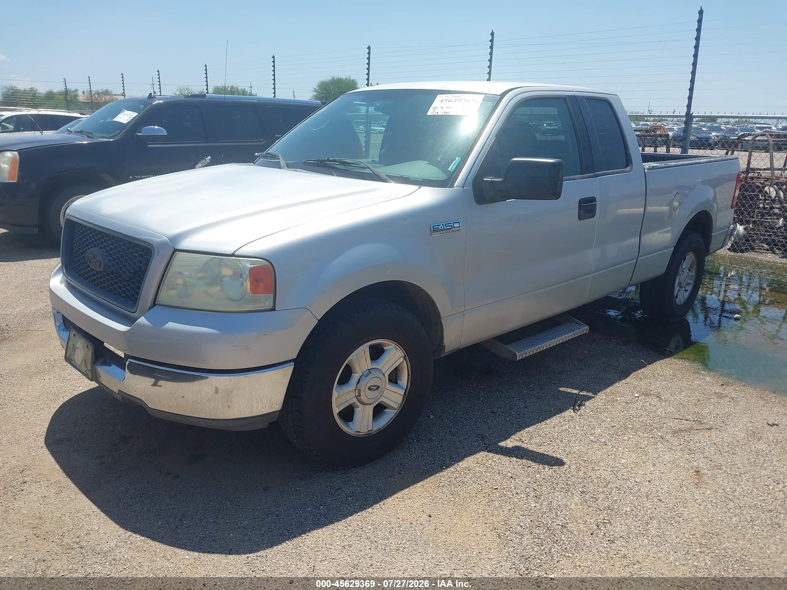 2004 Ford F-150 Lariat/xl/xlt Silver vin: 1FTPX12524NB66506