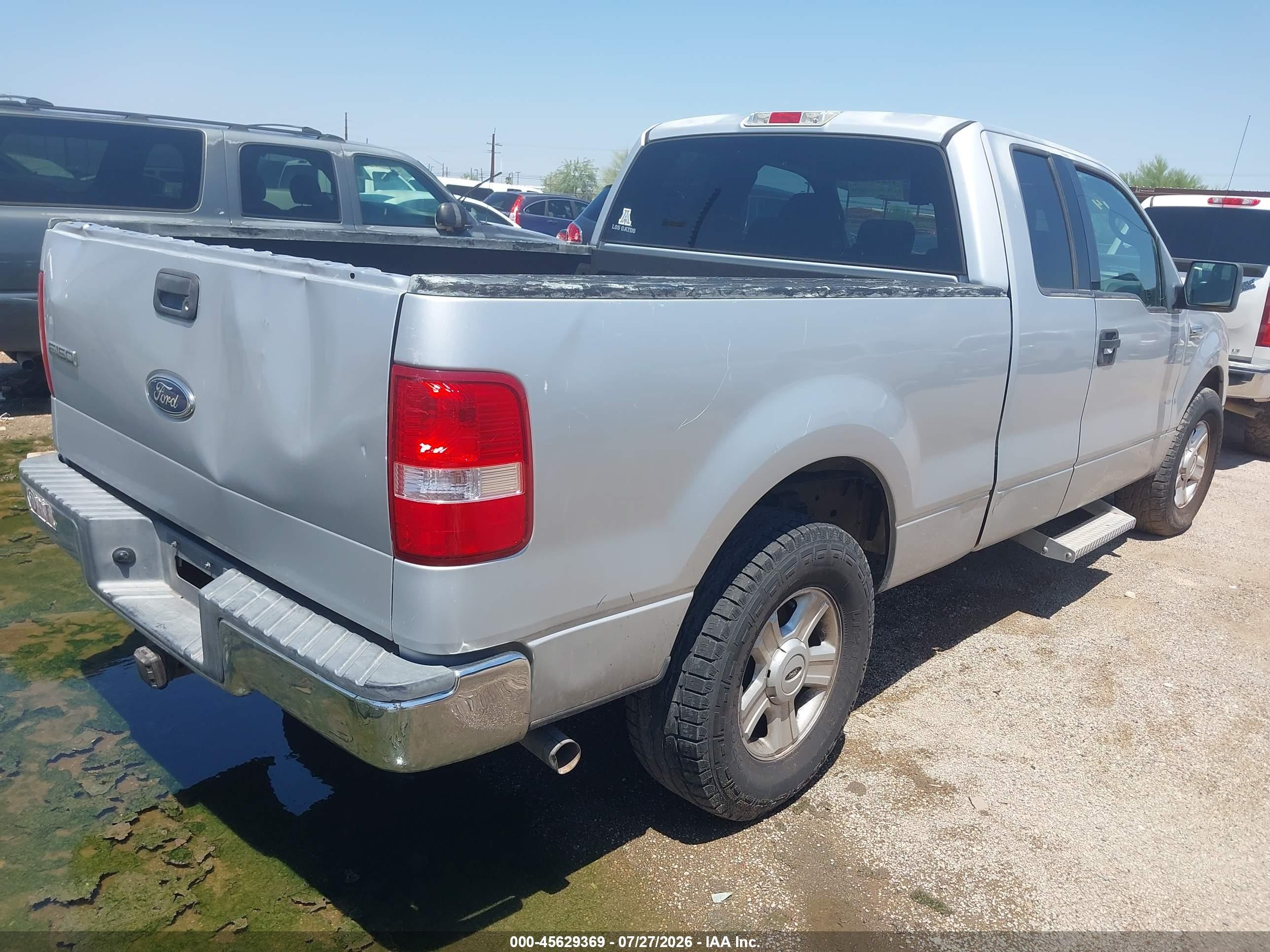 2004 Ford F-150 Lariat/xl/xlt Silver vin: 1FTPX12524NB66506