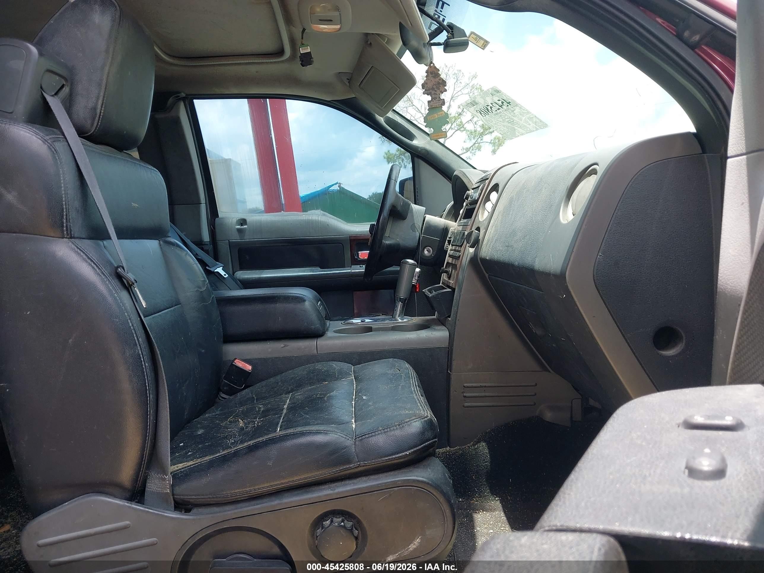 2005 Ford F-150 Lariat/xl/xlt Maroon vin: 1FTPX12525FA89101