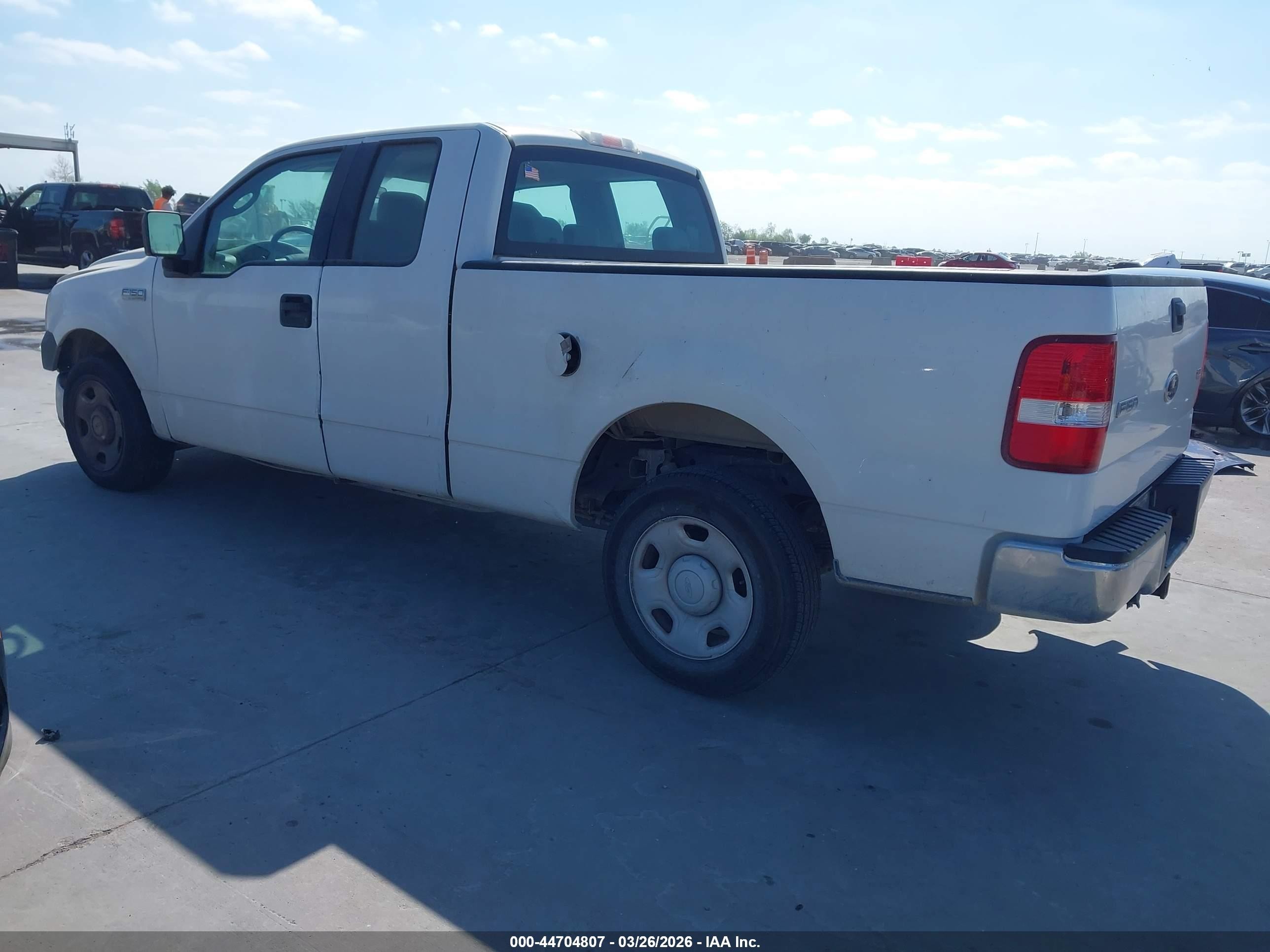 2005 Ford F-150 Lariat/xl/xlt White vin: 1FTPX12525FB11386