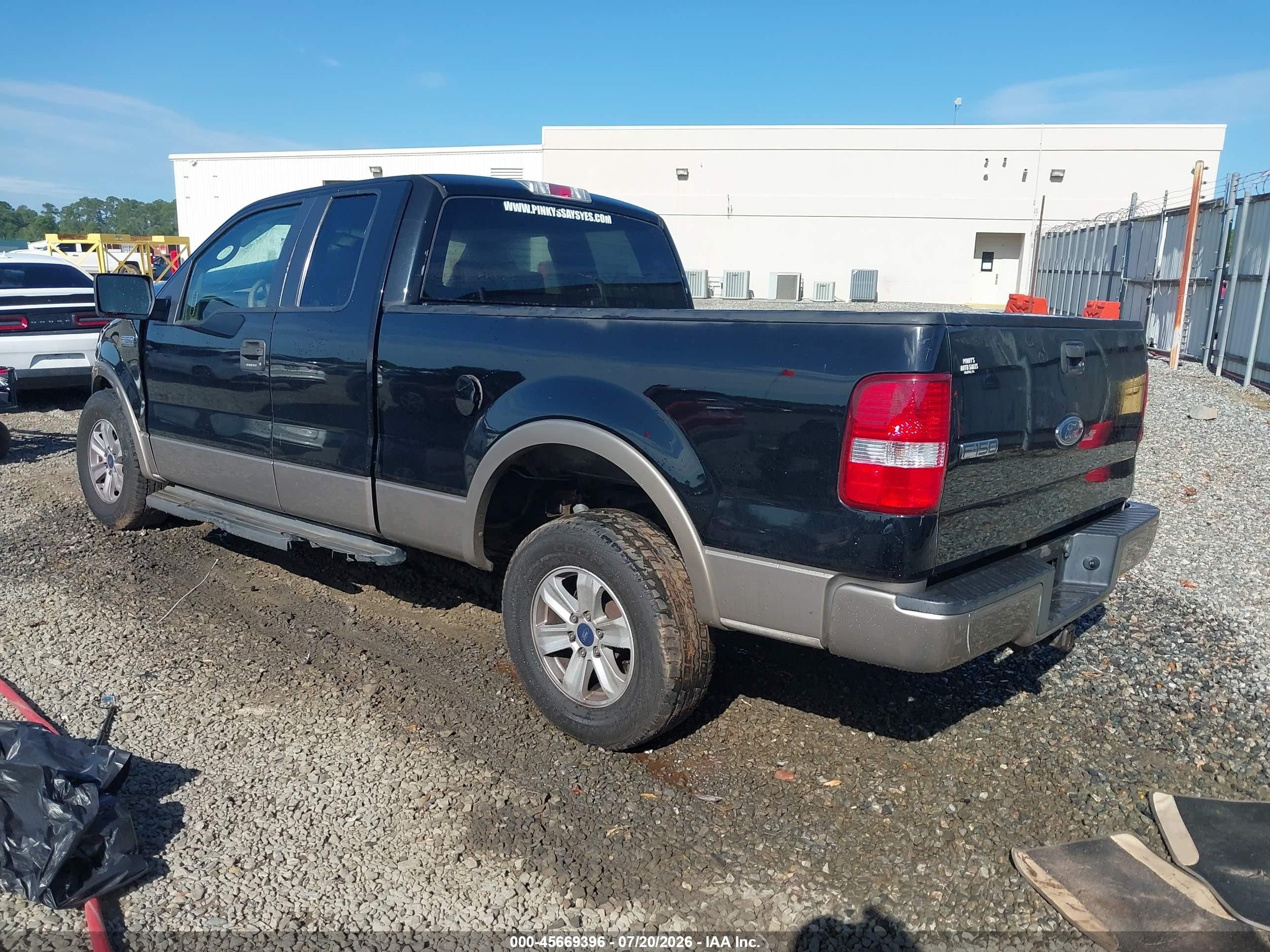2005 Ford F-150 Lariat/xl/xlt Черный vin: 1FTPX12525NA25355