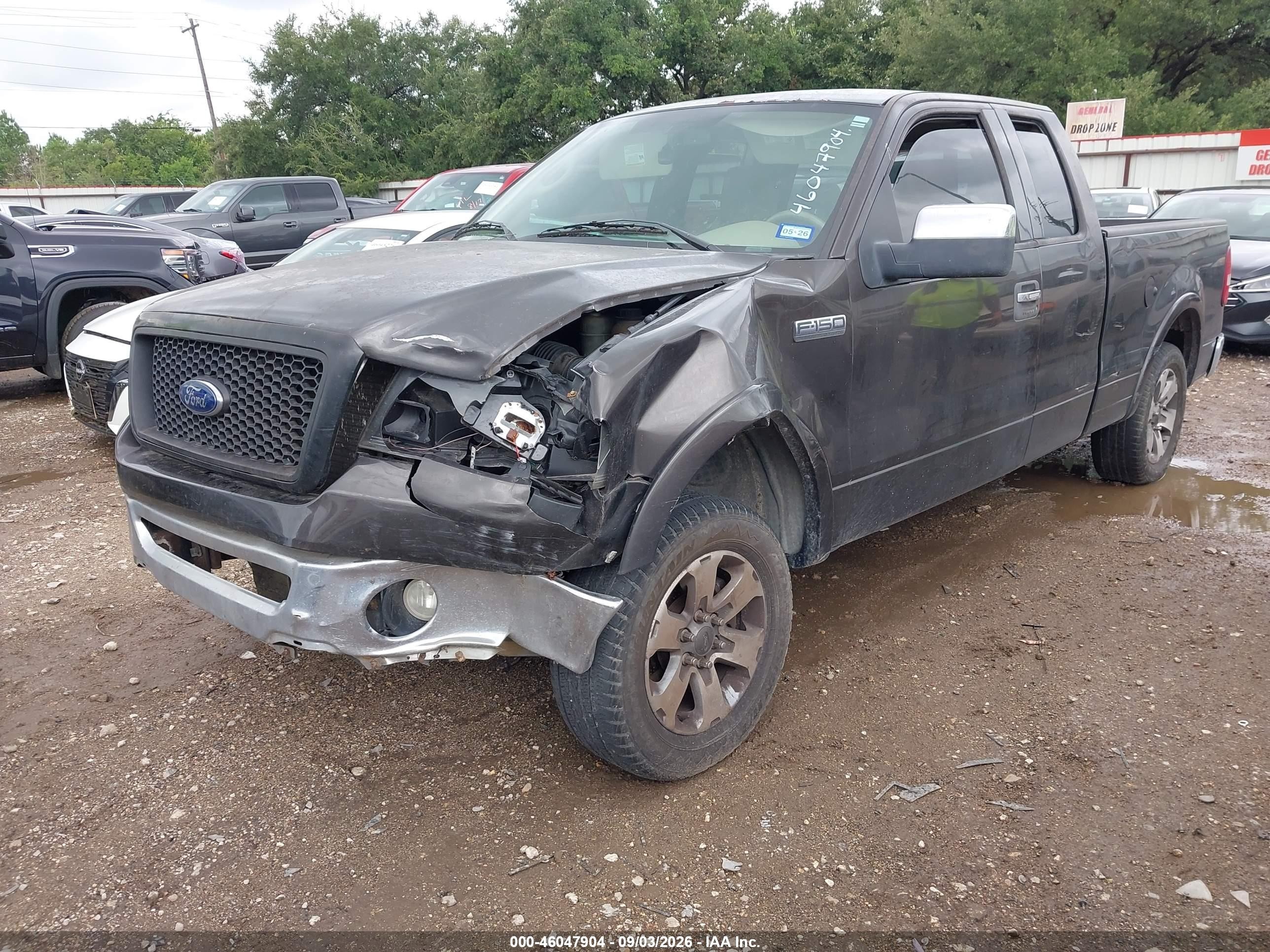 2006 Ford F-150 Lariat/xl/xlt Black vin: 1FTPX12526KB31159