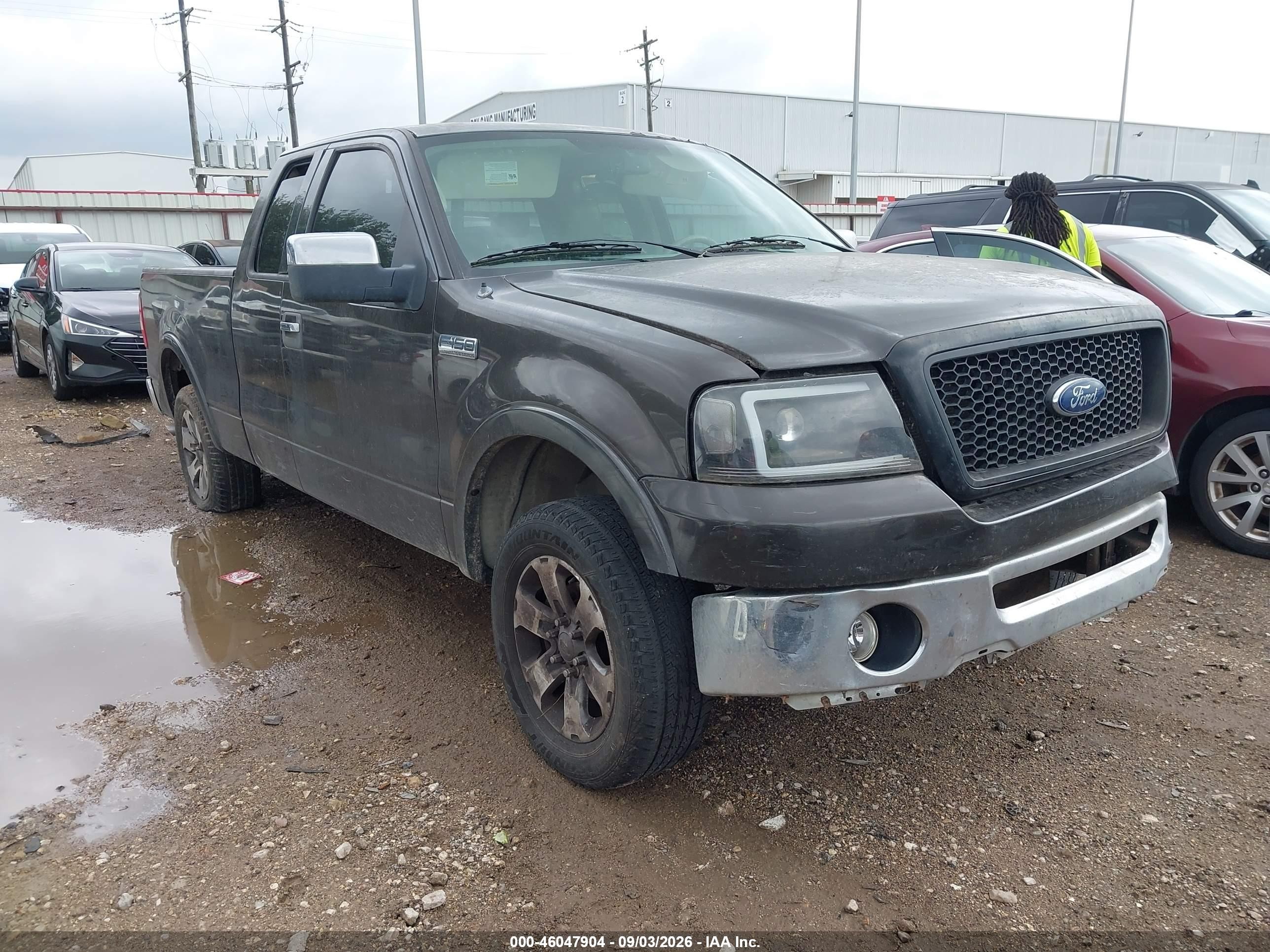 2006 Ford F-150 Lariat/xl/xlt Black vin: 1FTPX12526KB31159