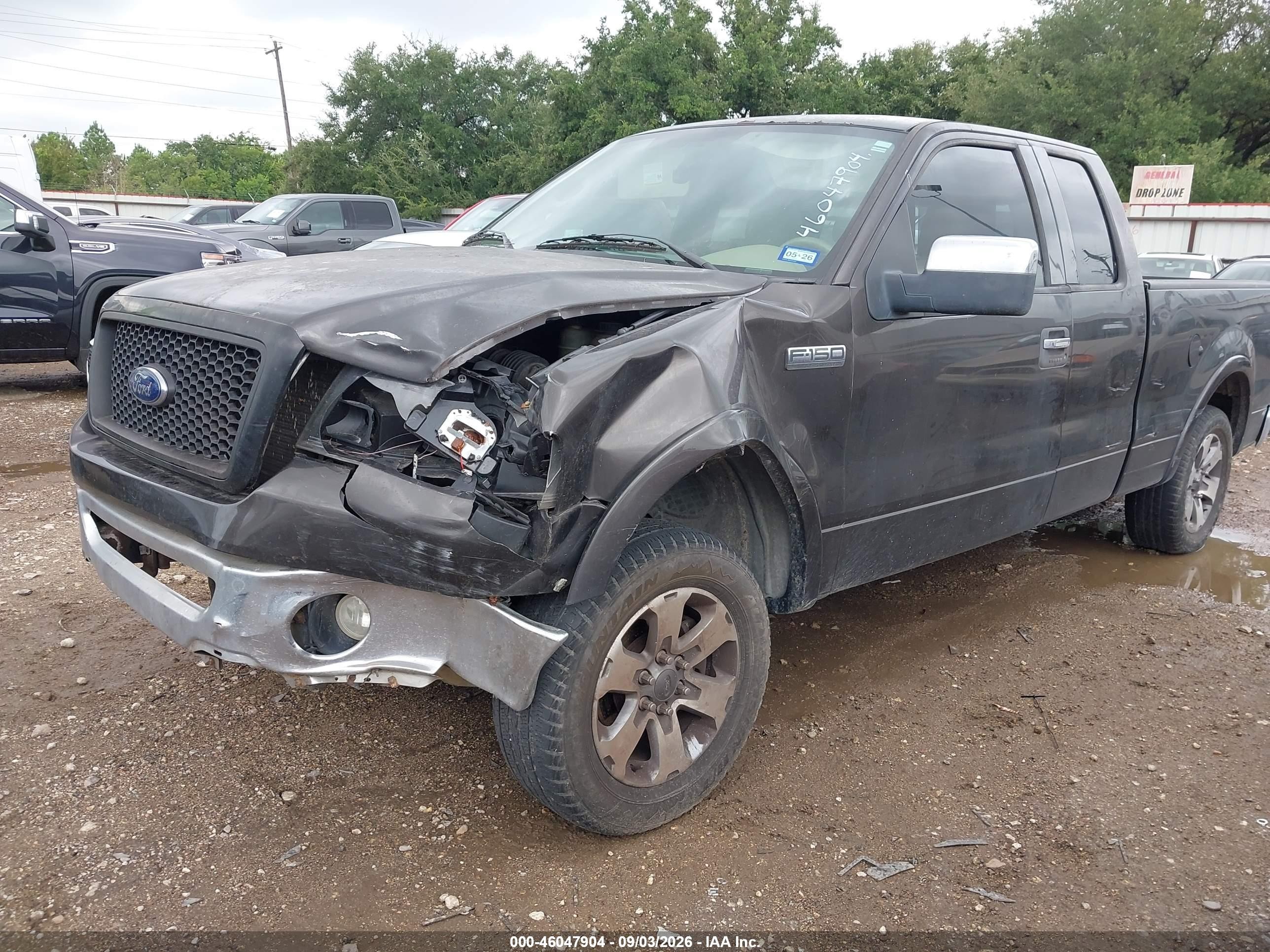 2006 Ford F-150 Lariat/xl/xlt Black vin: 1FTPX12526KB31159