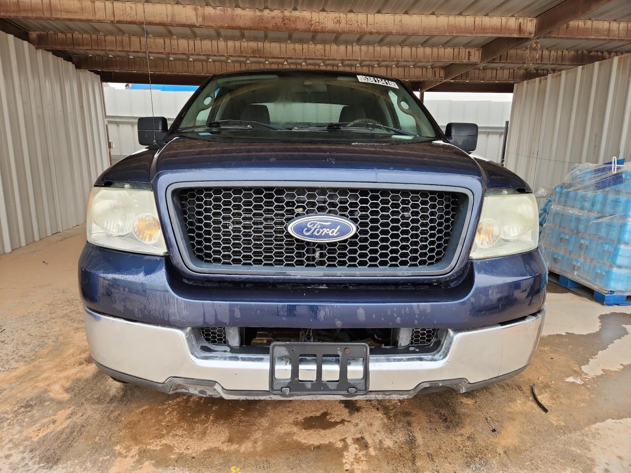 2005 Ford F150 Blue vin: 1FTPX12535FA17727 Damage: Hood, Peeling, 4 To 5 Inches