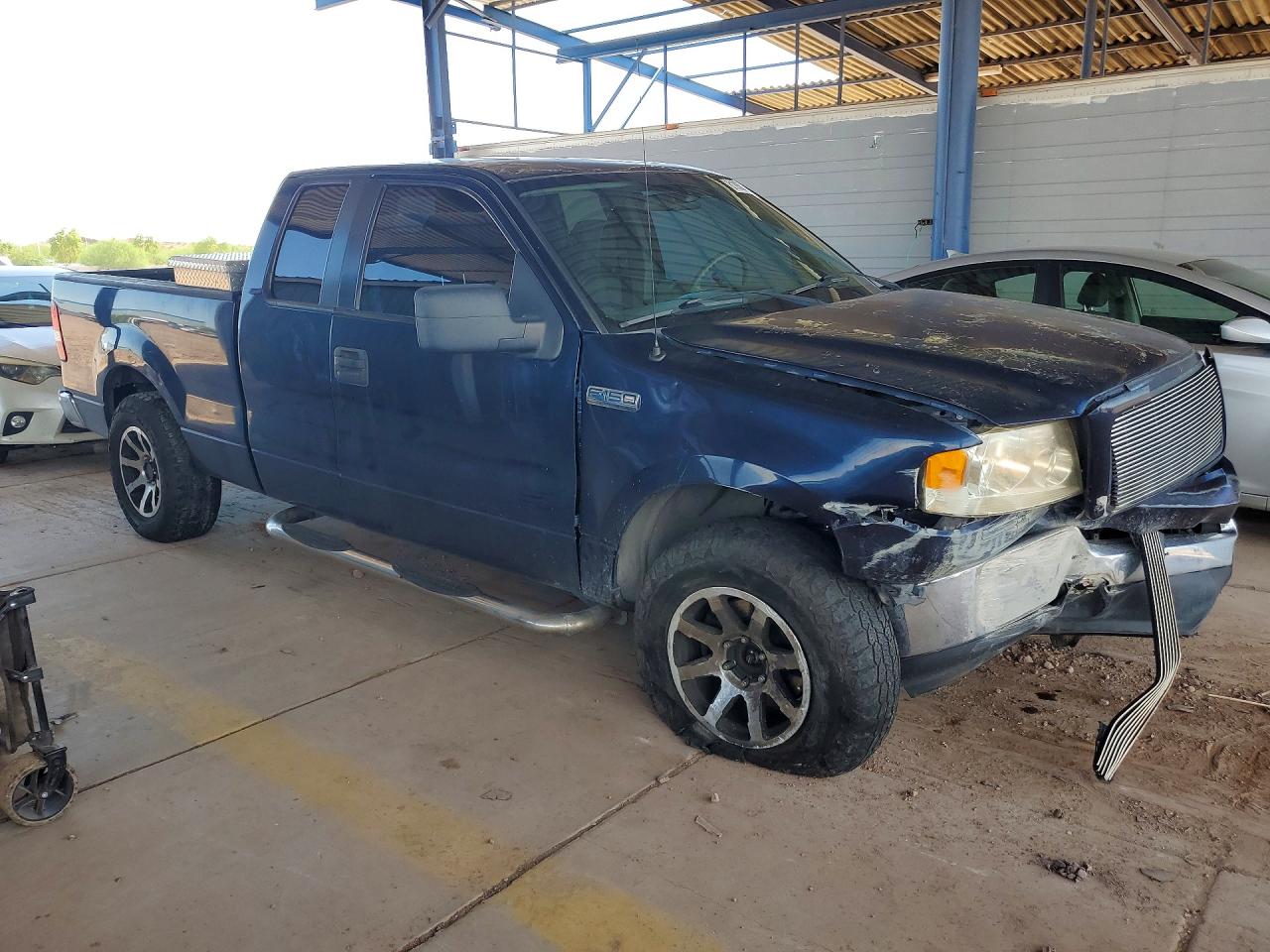 2005 Ford F150 Blue vin: 1FTPX12535FA67026
