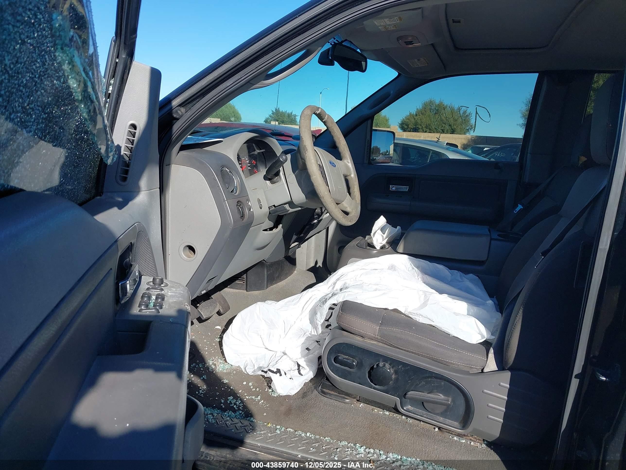 2005 Ford F-150 Lariat/xl/xlt Black vin: 1FTPX12535FB07248