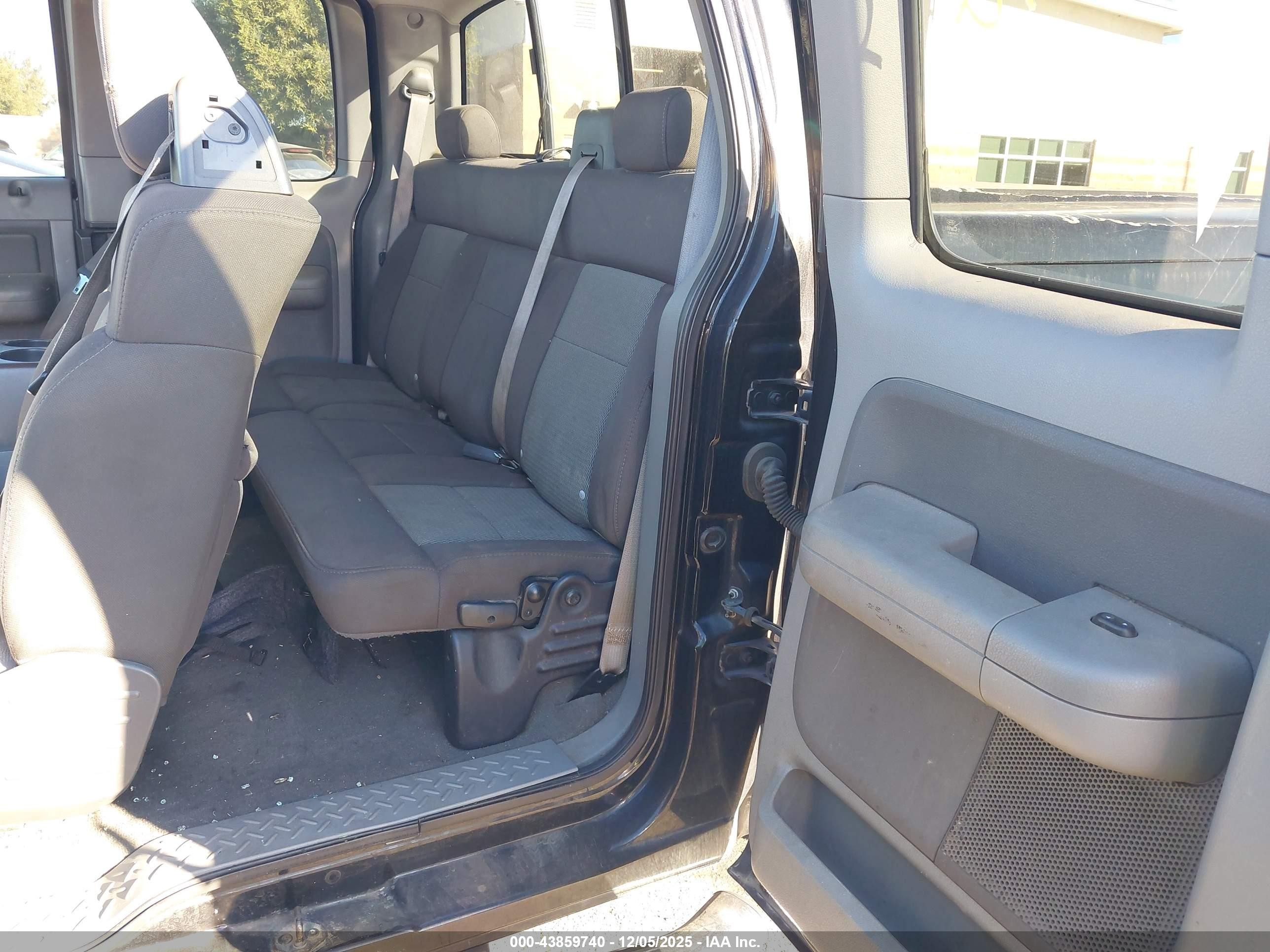 2005 Ford F-150 Lariat/xl/xlt Black vin: 1FTPX12535FB07248