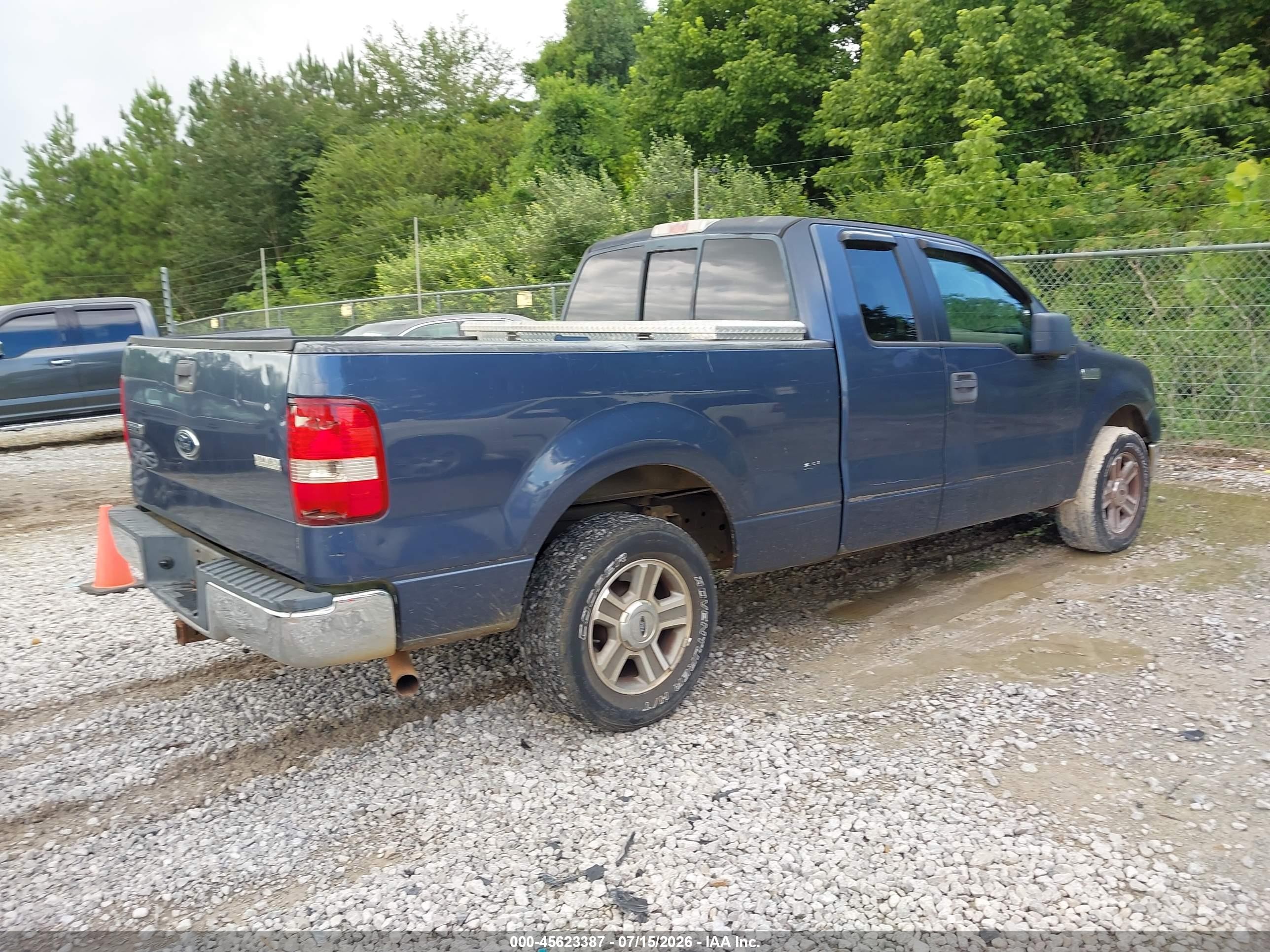 2005 Ford F-150 Lariat/xl/xlt Blue vin: 1FTPX12535NA60664