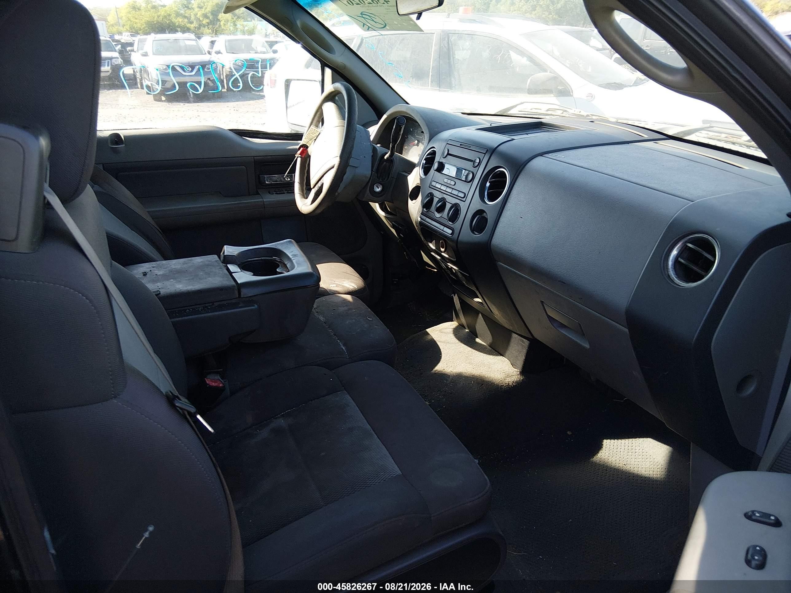 2006 Ford F-150 Lariat/xl/xlt Black vin: 1FTPX12536FA45240