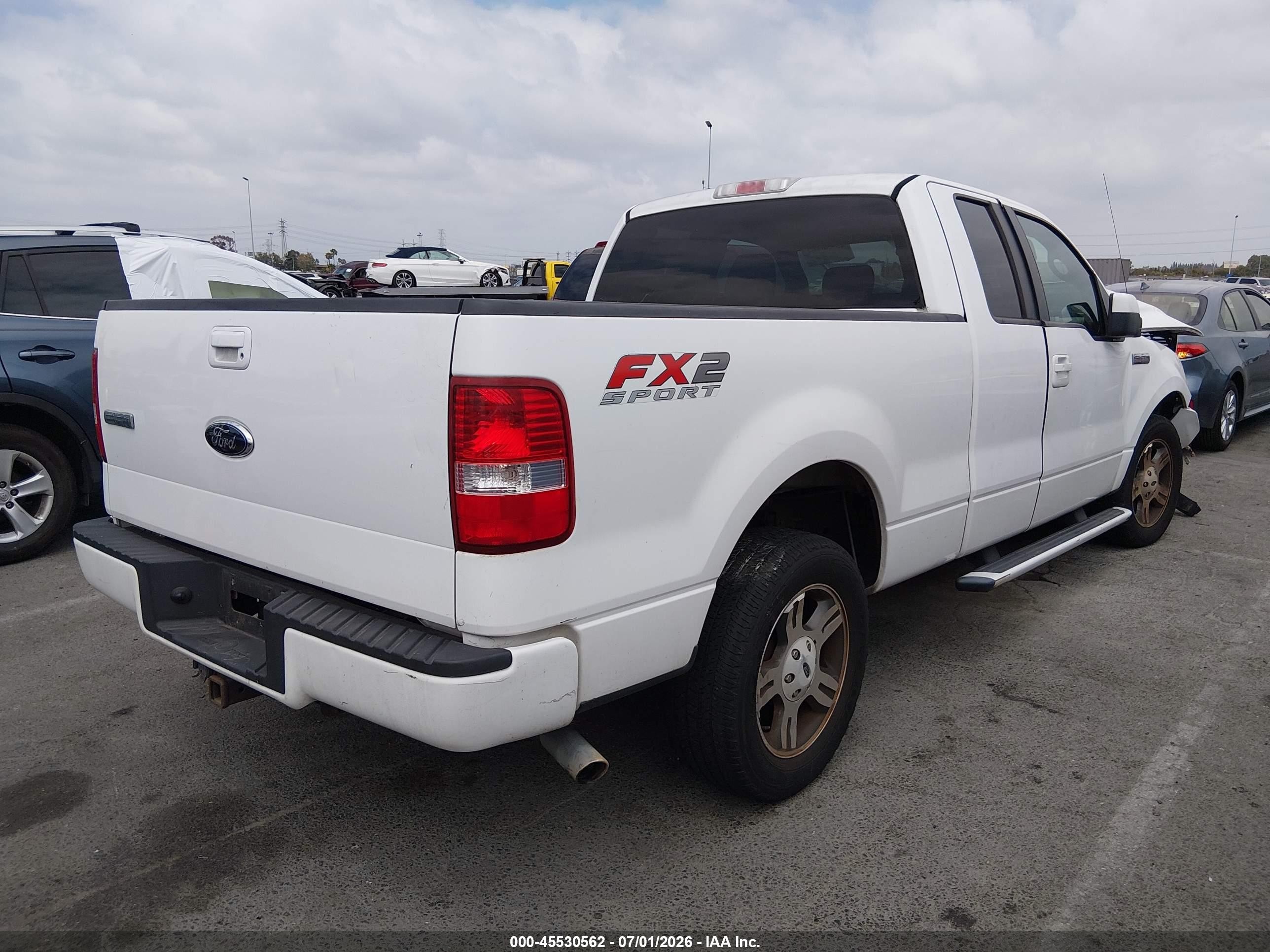 2007 Ford F-150 Lariat/stx/xl/xlt White vin: 1FTPX12537NA53183