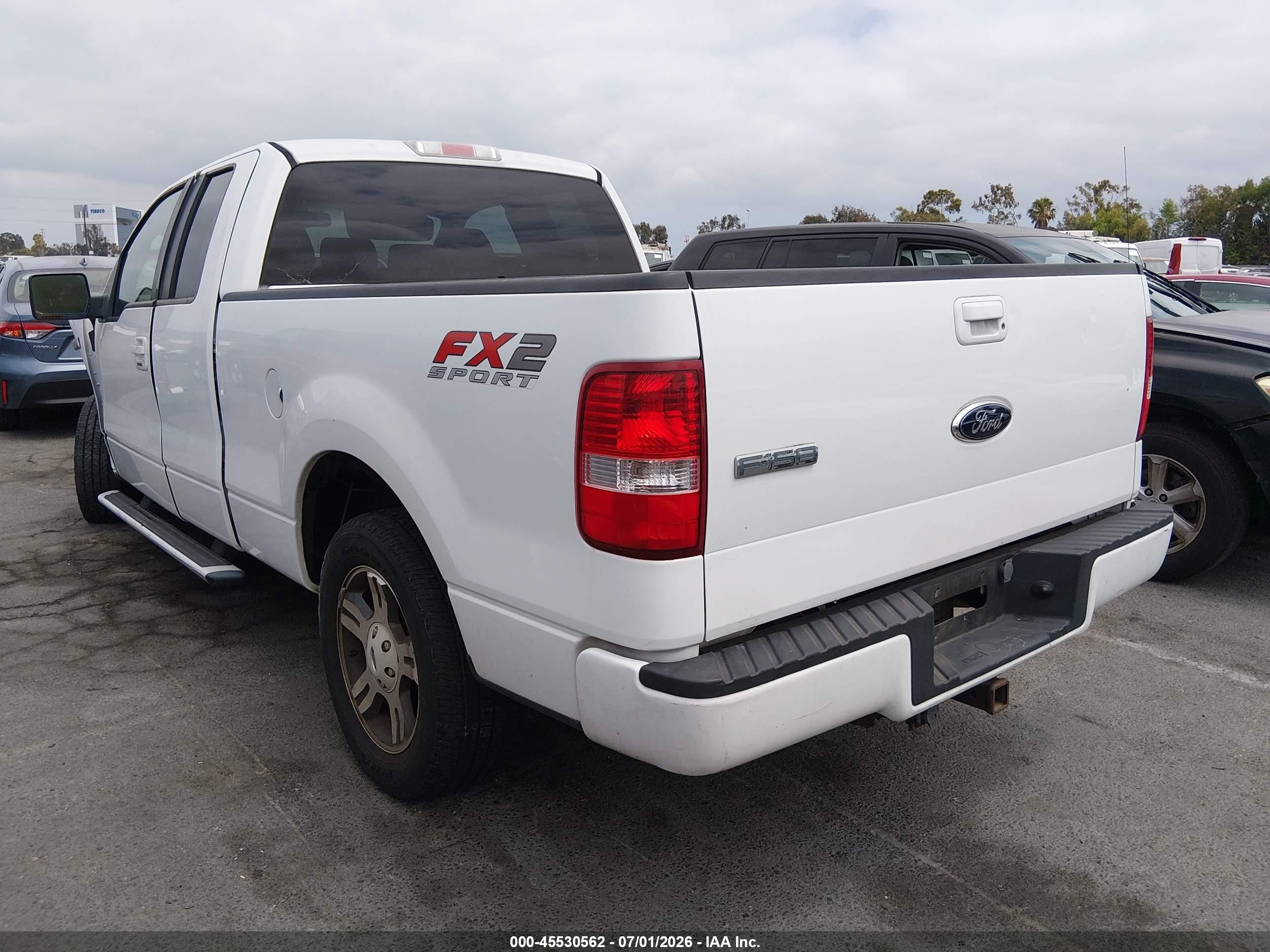 2007 Ford F-150 Lariat/stx/xl/xlt White vin: 1FTPX12537NA53183