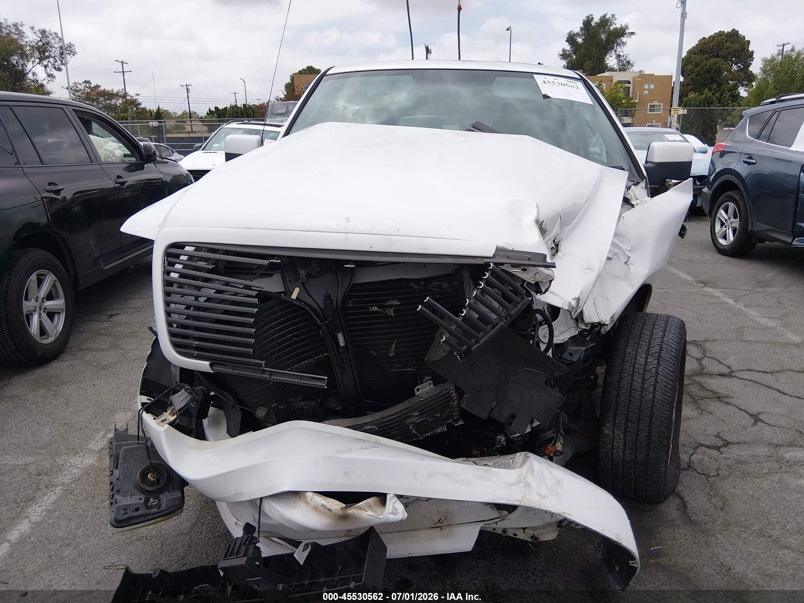 2007 Ford F-150 Lariat/stx/xl/xlt White vin: 1FTPX12537NA53183