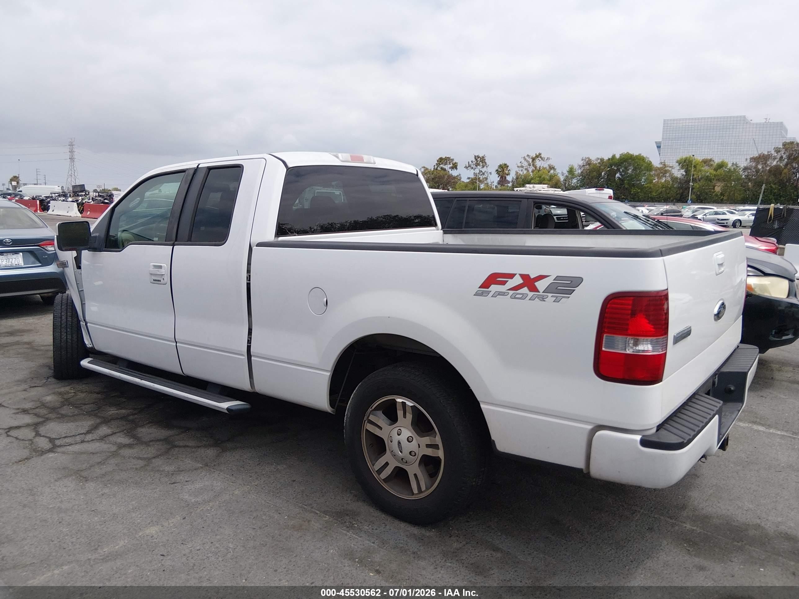 2007 Ford F-150 Lariat/stx/xl/xlt White vin: 1FTPX12537NA53183