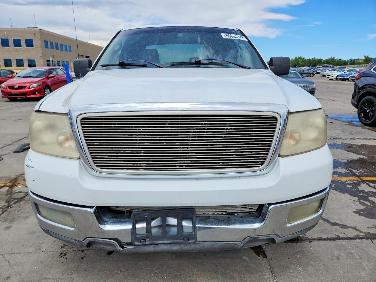 2004 Ford F150 White vin: 1FTPX12544NA46657