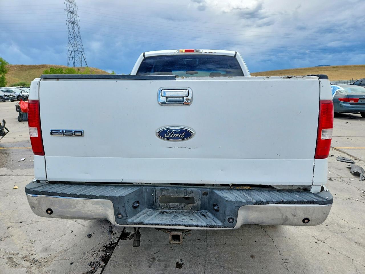 2004 Ford F150 White vin: 1FTPX12544NA46657