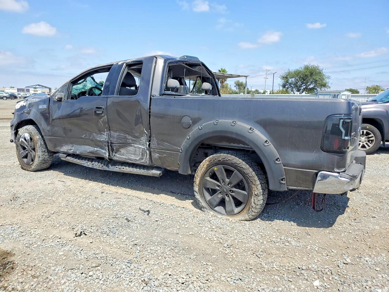 2004 Ford F150 Gray vin: 1FTPX12544NB26797