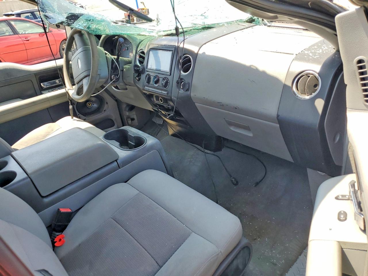 2004 Ford F150 Gray vin: 1FTPX12544NB26797