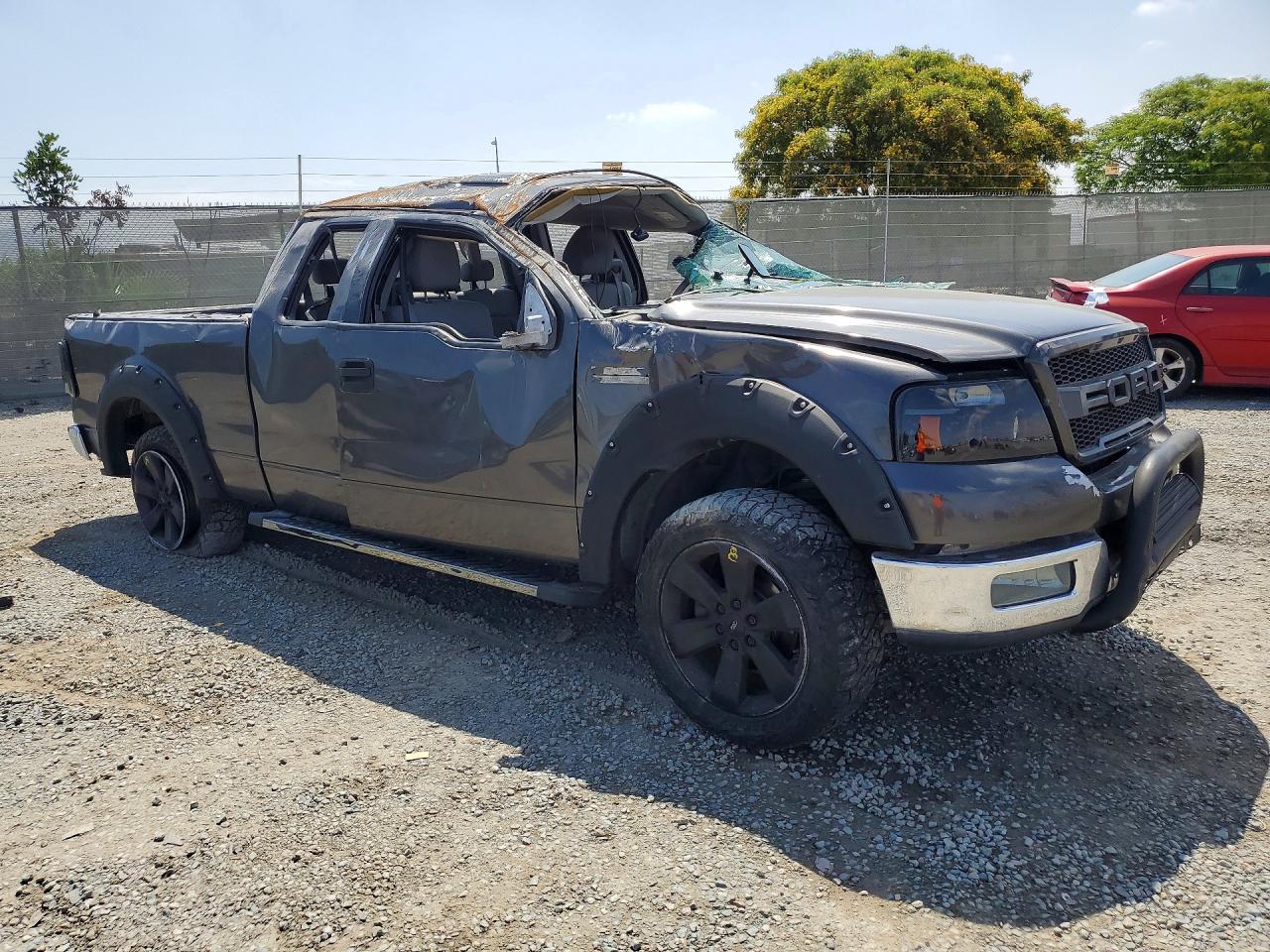 2004 Ford F150 Gray vin: 1FTPX12544NB26797